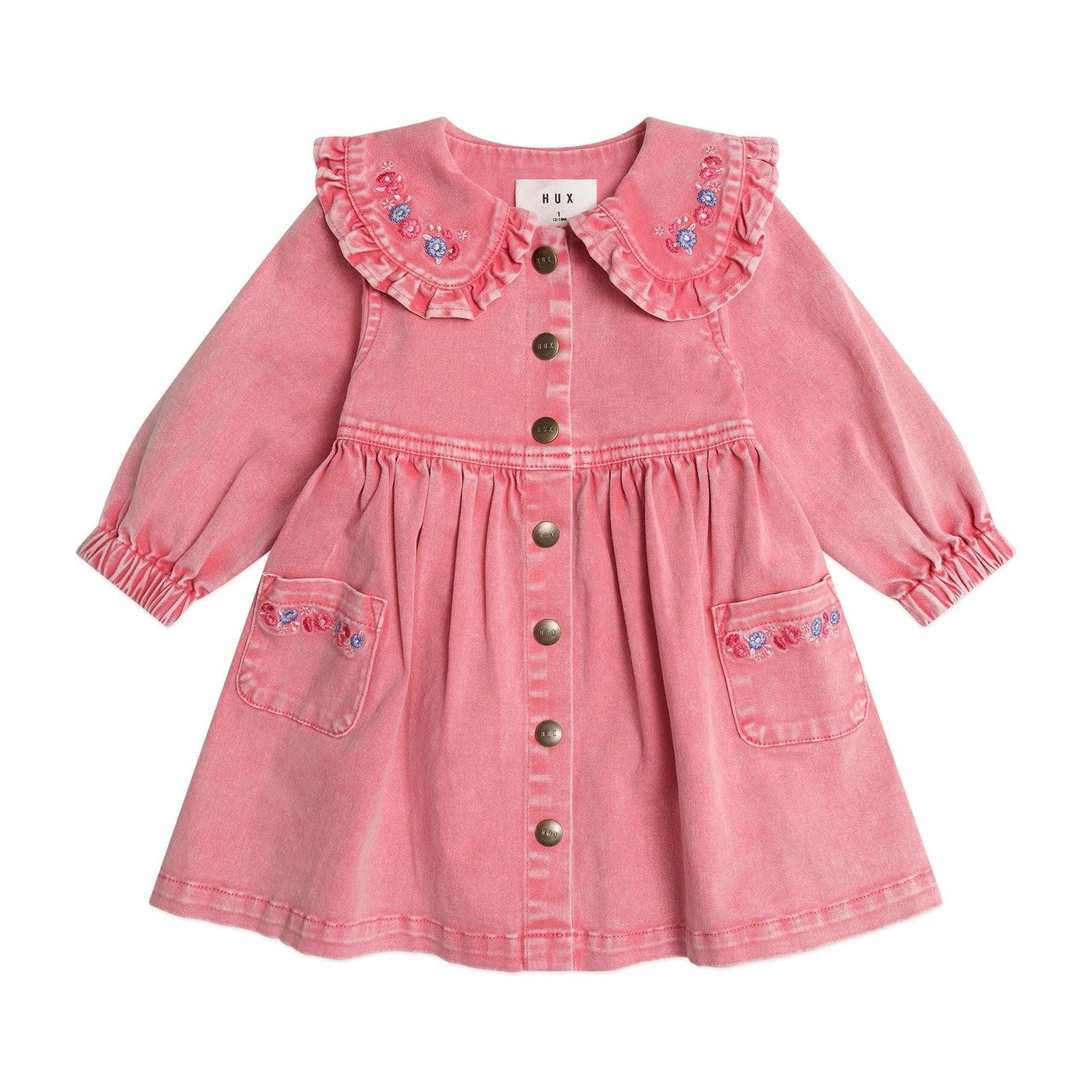 Vintage Floral Collar Dress