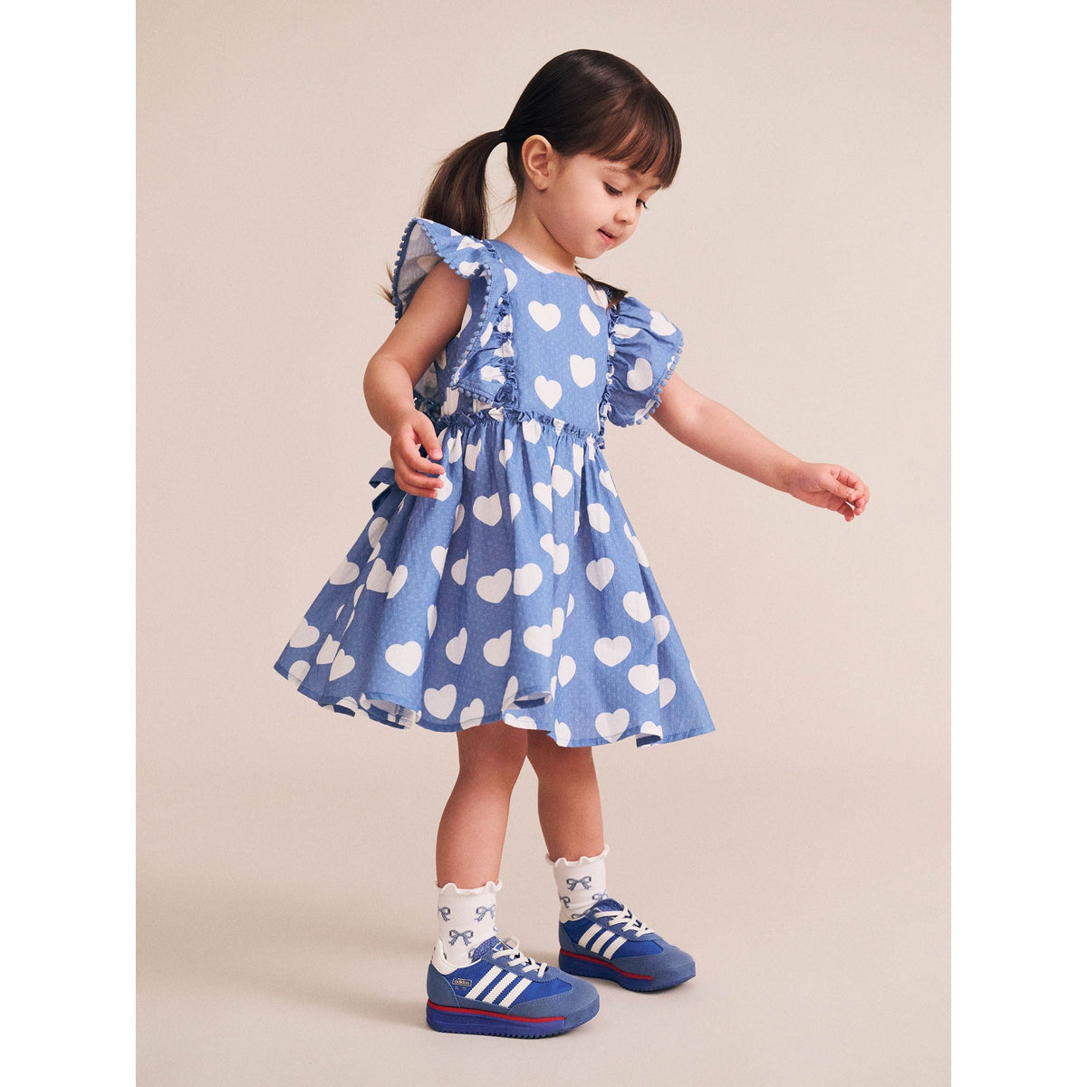 Frill Heart Bow Dress