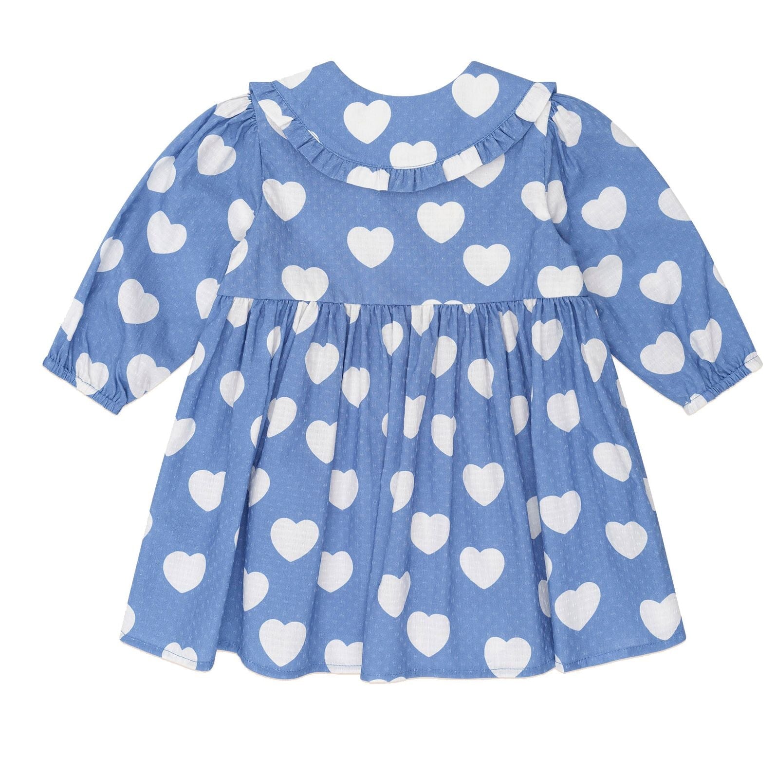 Frill Heart Collar Dress