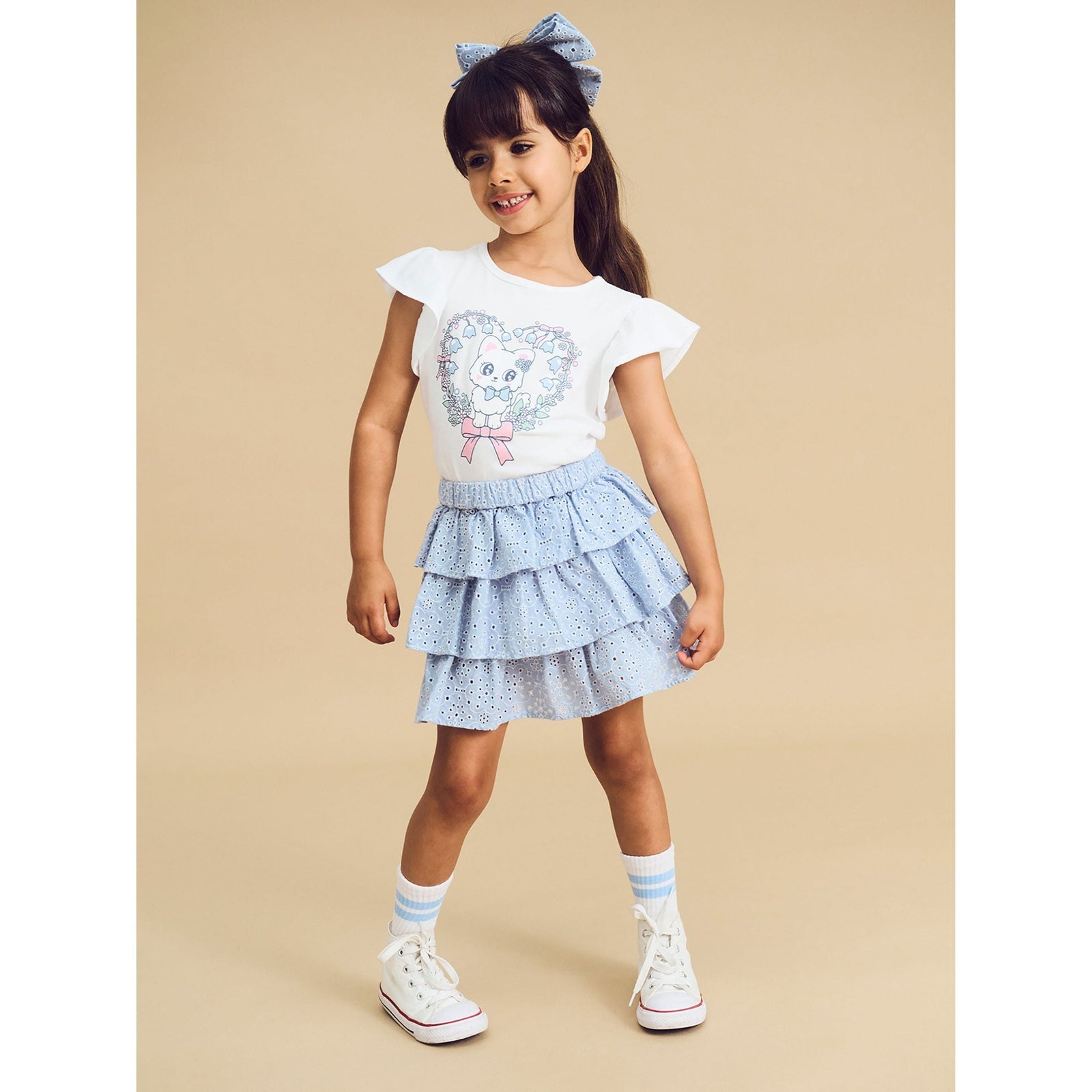 Broderie Frill Skirt