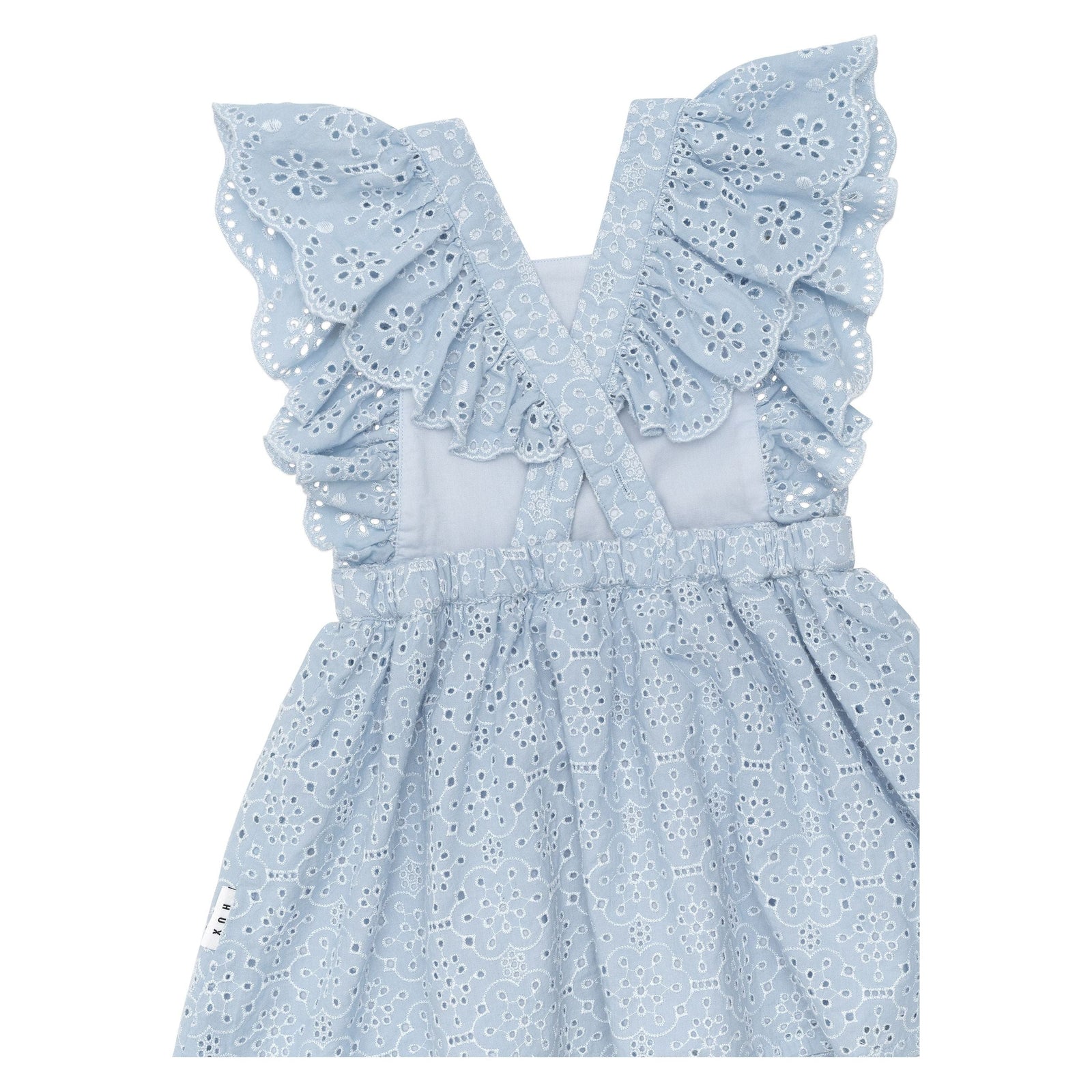 Broderie Ruffle Dress