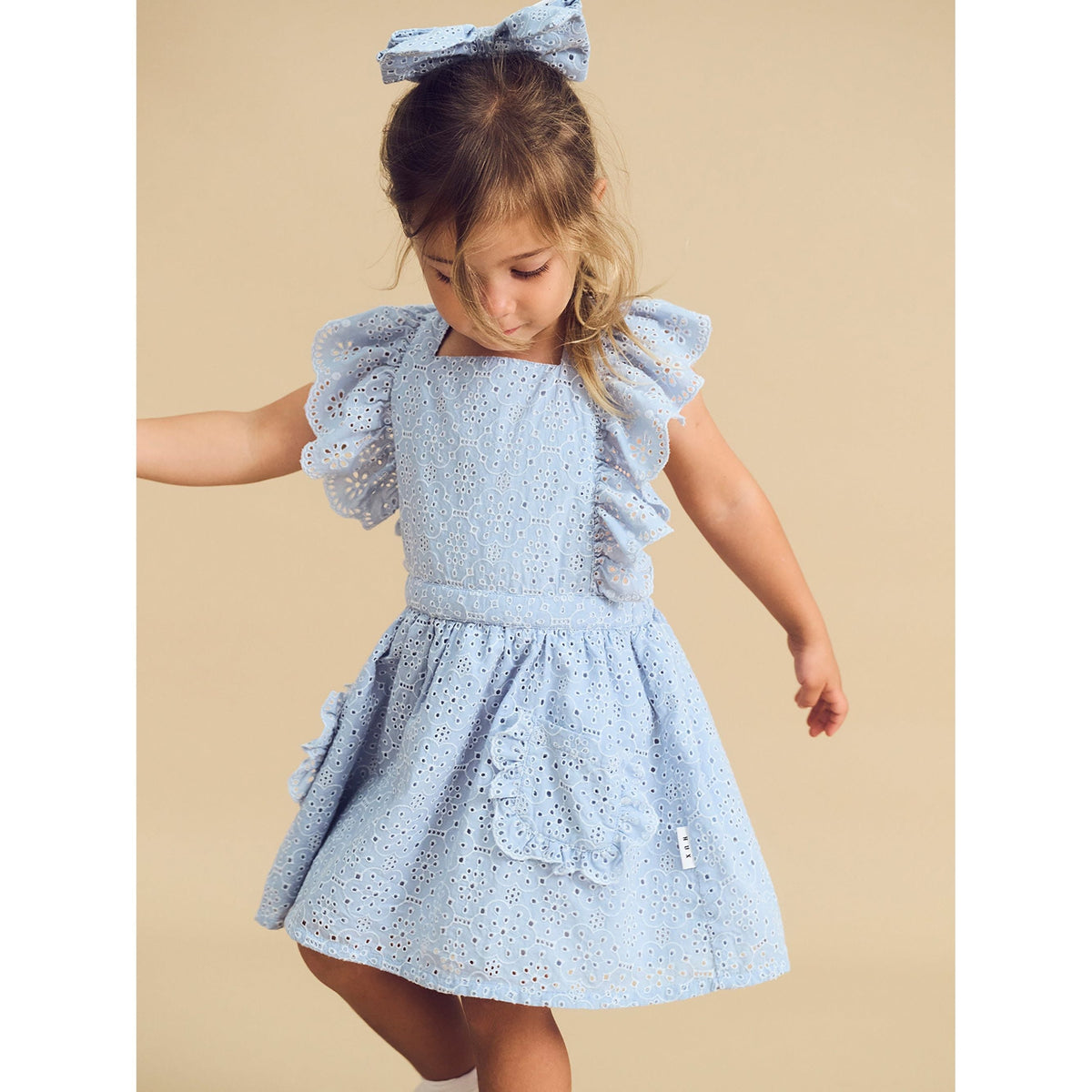 Broderie Ruffle Dress
