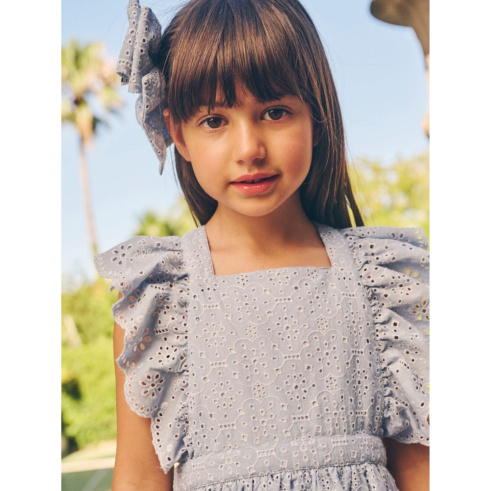 Broderie Ruffle Dress