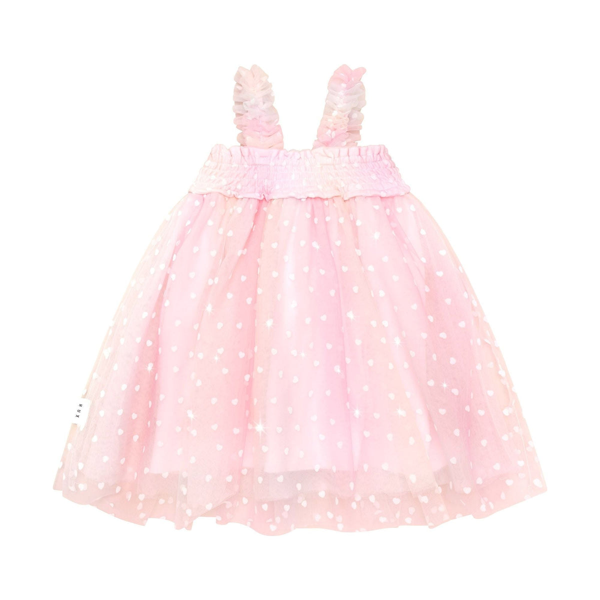 Sweetheart Shirred Tulle Dress