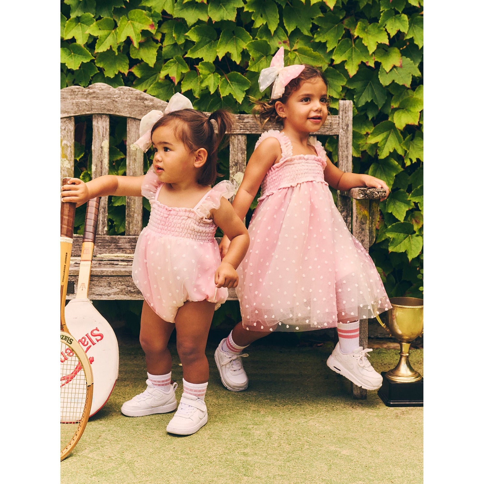 Sweetheart Shirred Tulle Dress