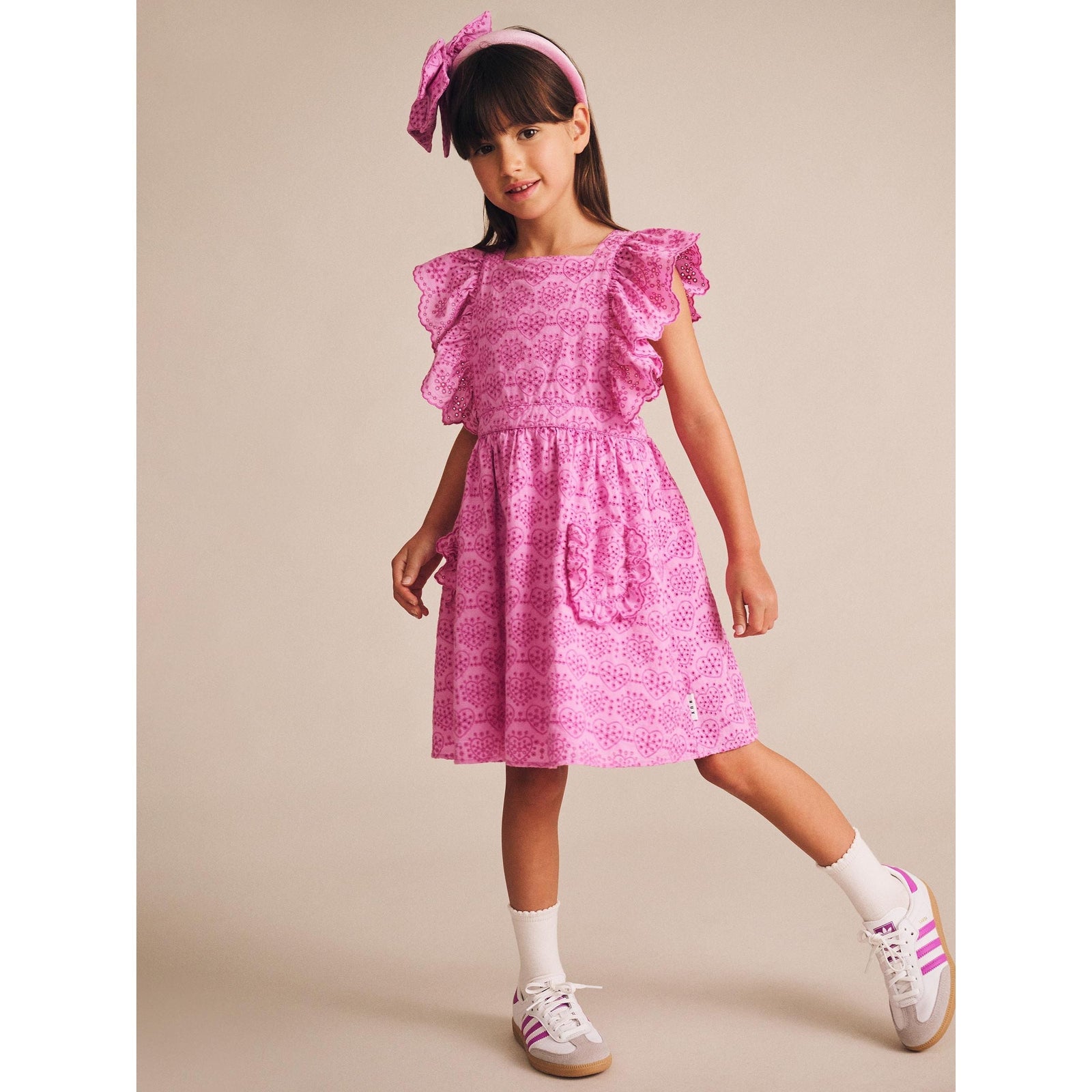 Frilly Broderie Pinafore Dress