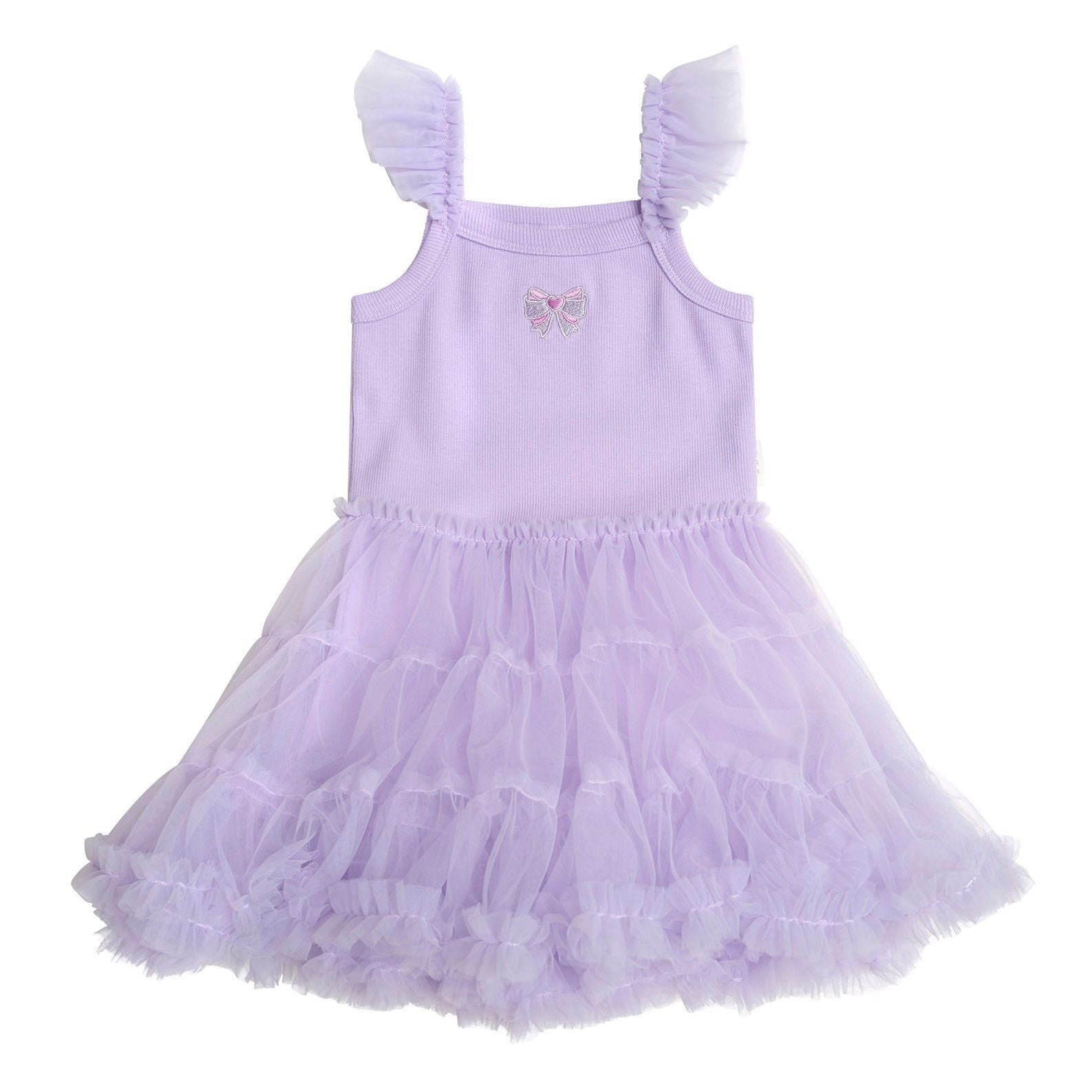 Purple Bow Tutu Ballet Dress