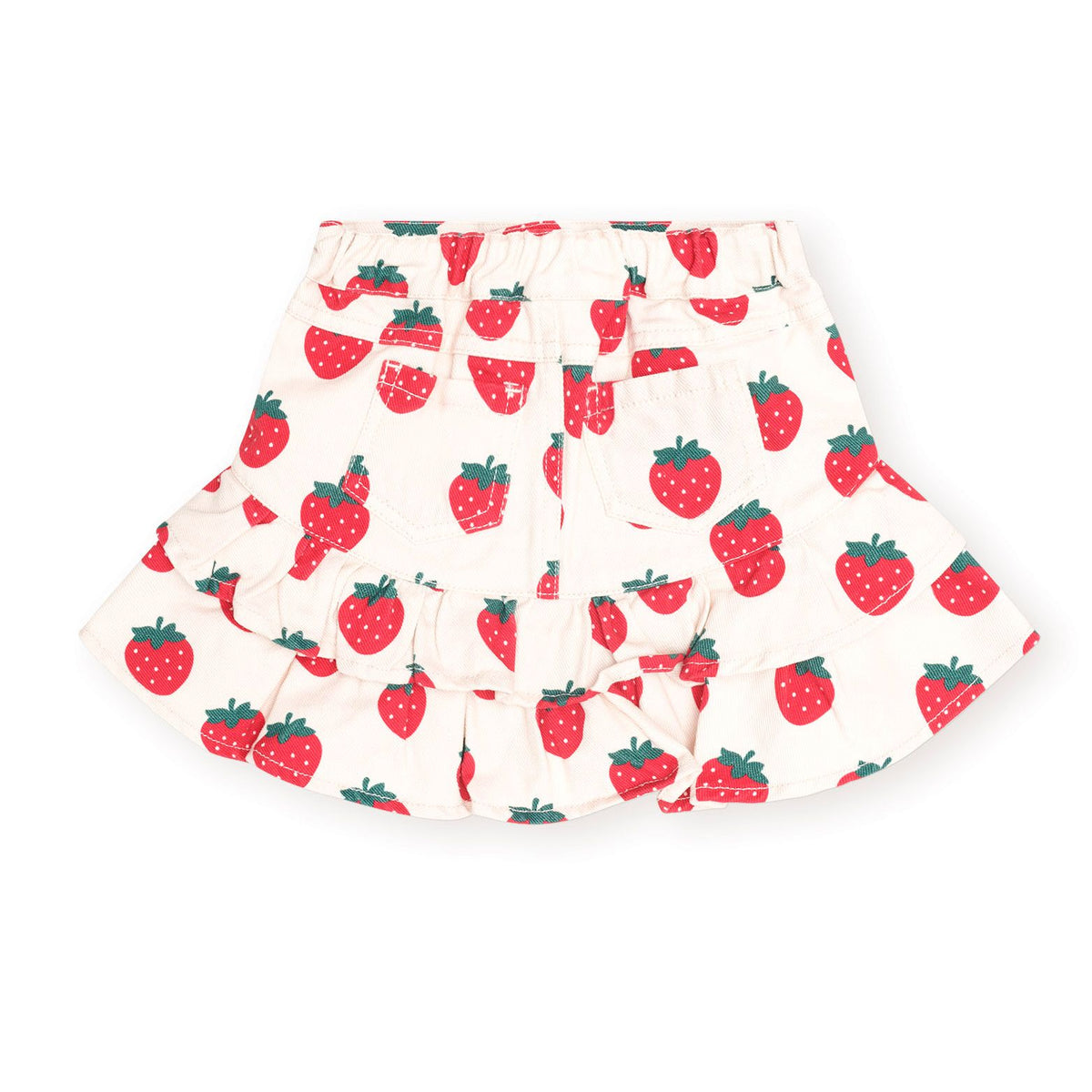 Strawberry Tiered Skirt