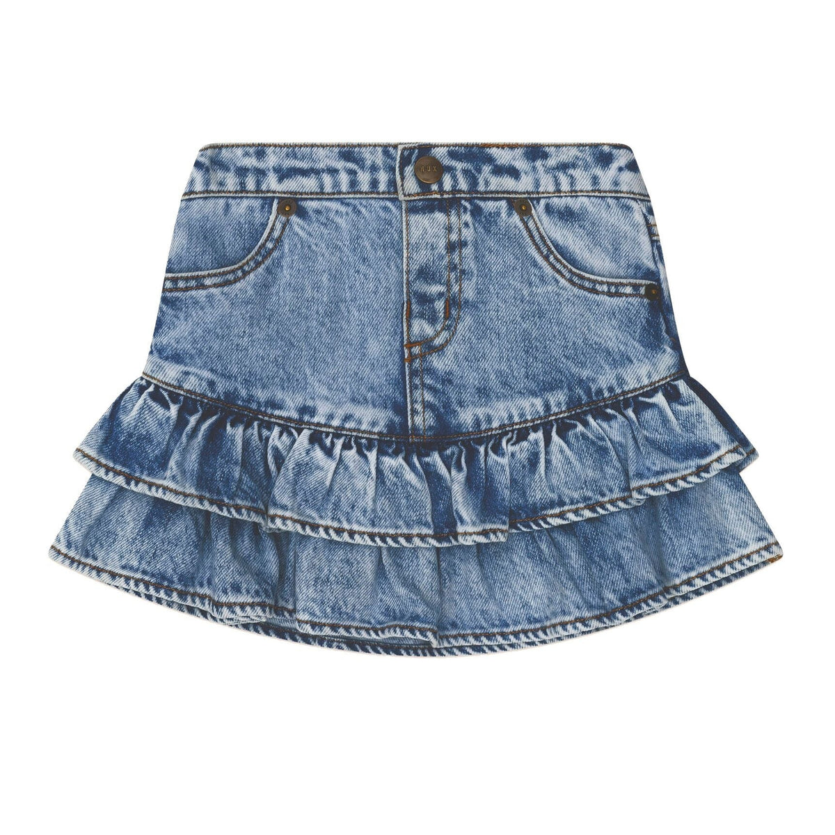 Dreamy Denim Tirered Skirt