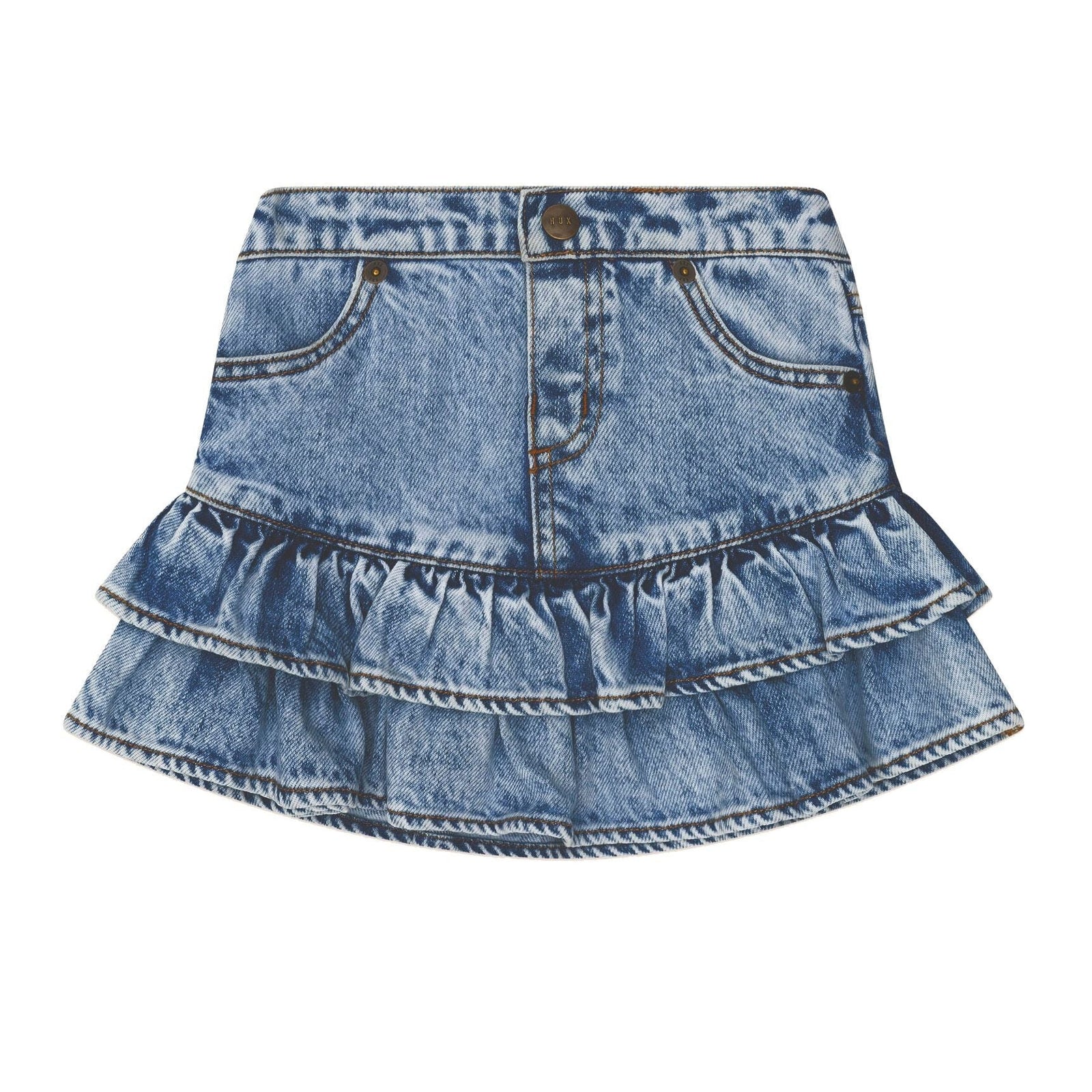 Dreamy Denim Tirered Skirt