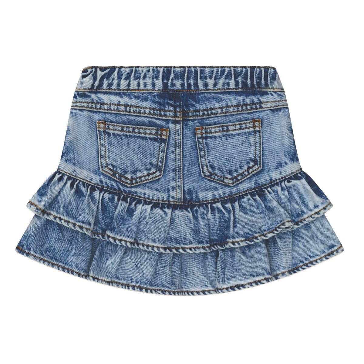 Dreamy Denim Tirered Skirt