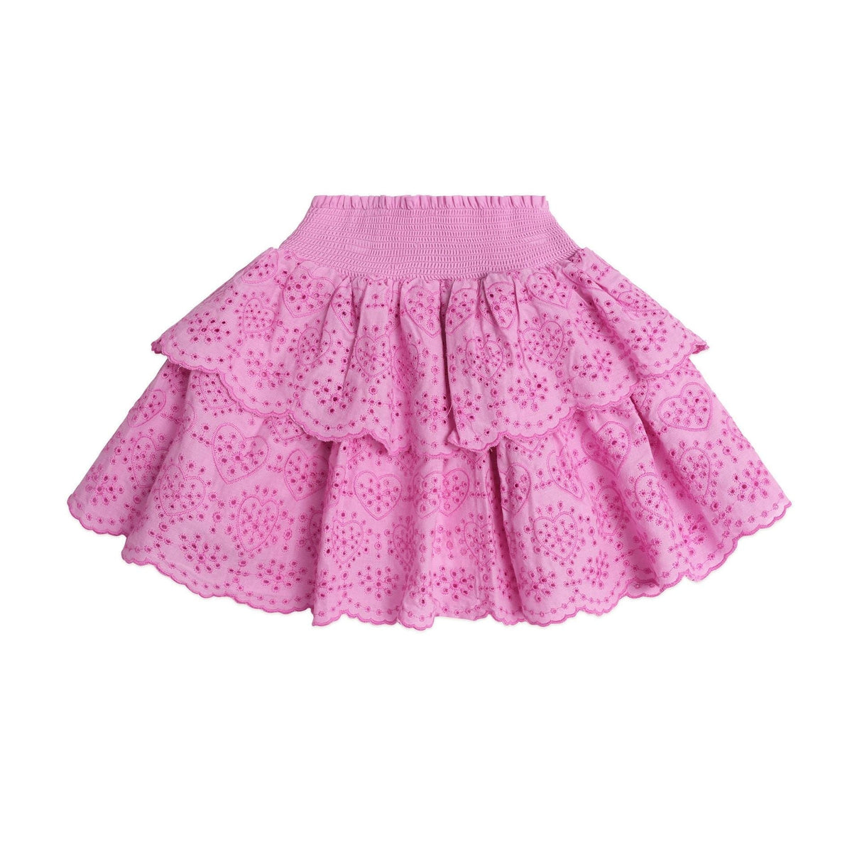 Tiered Broderie Skirt