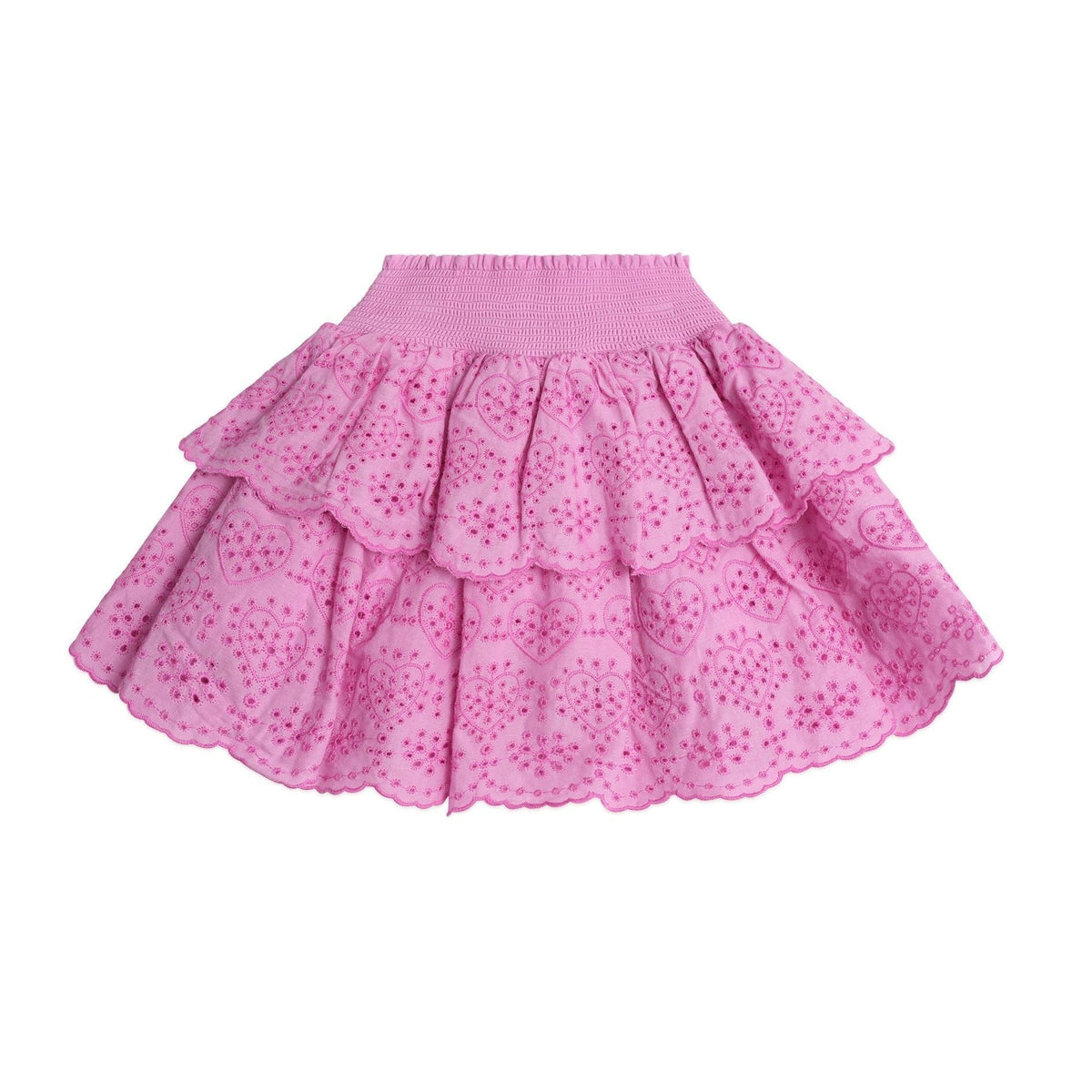 Tiered Broderie Skirt