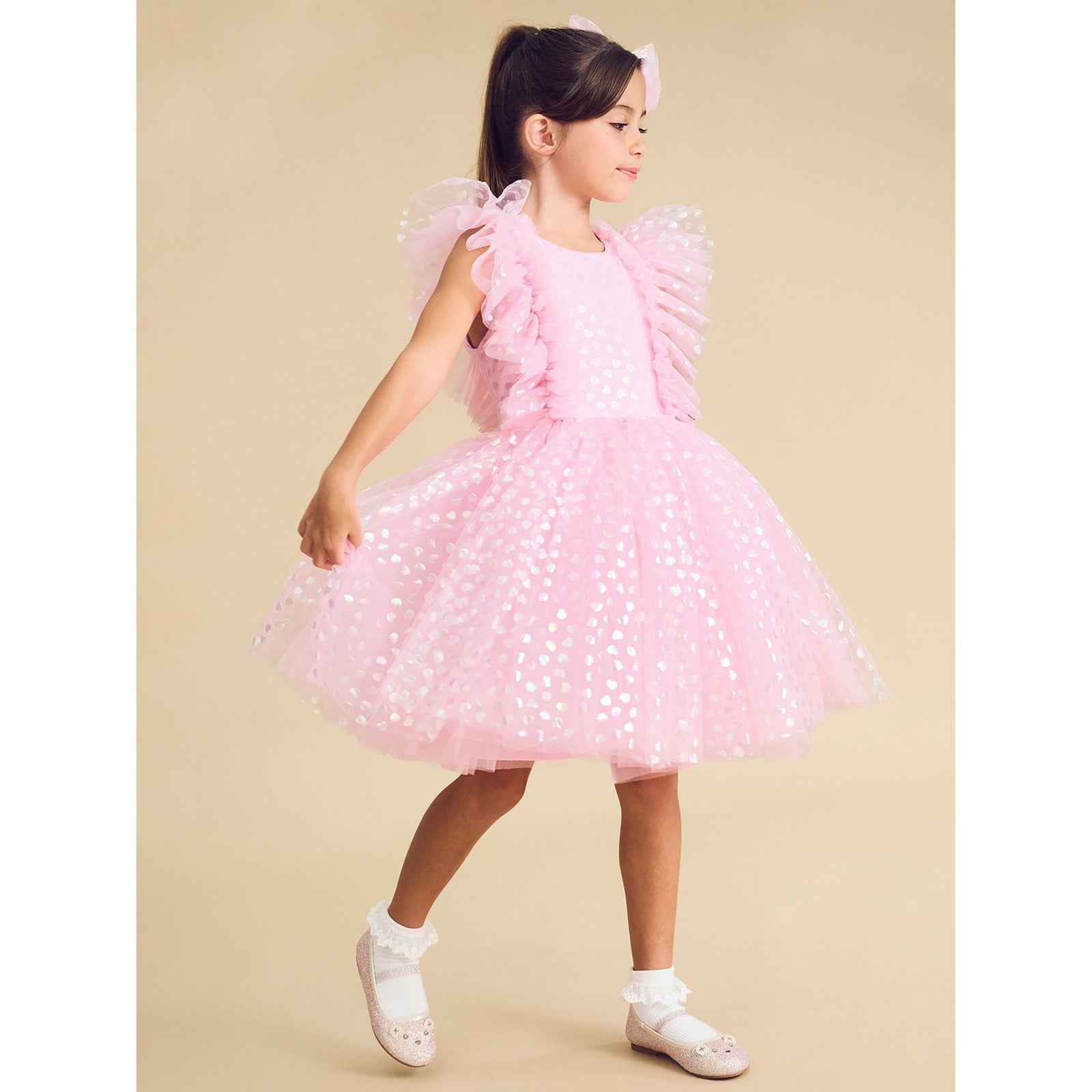 Princess Glitter Hearts Dress