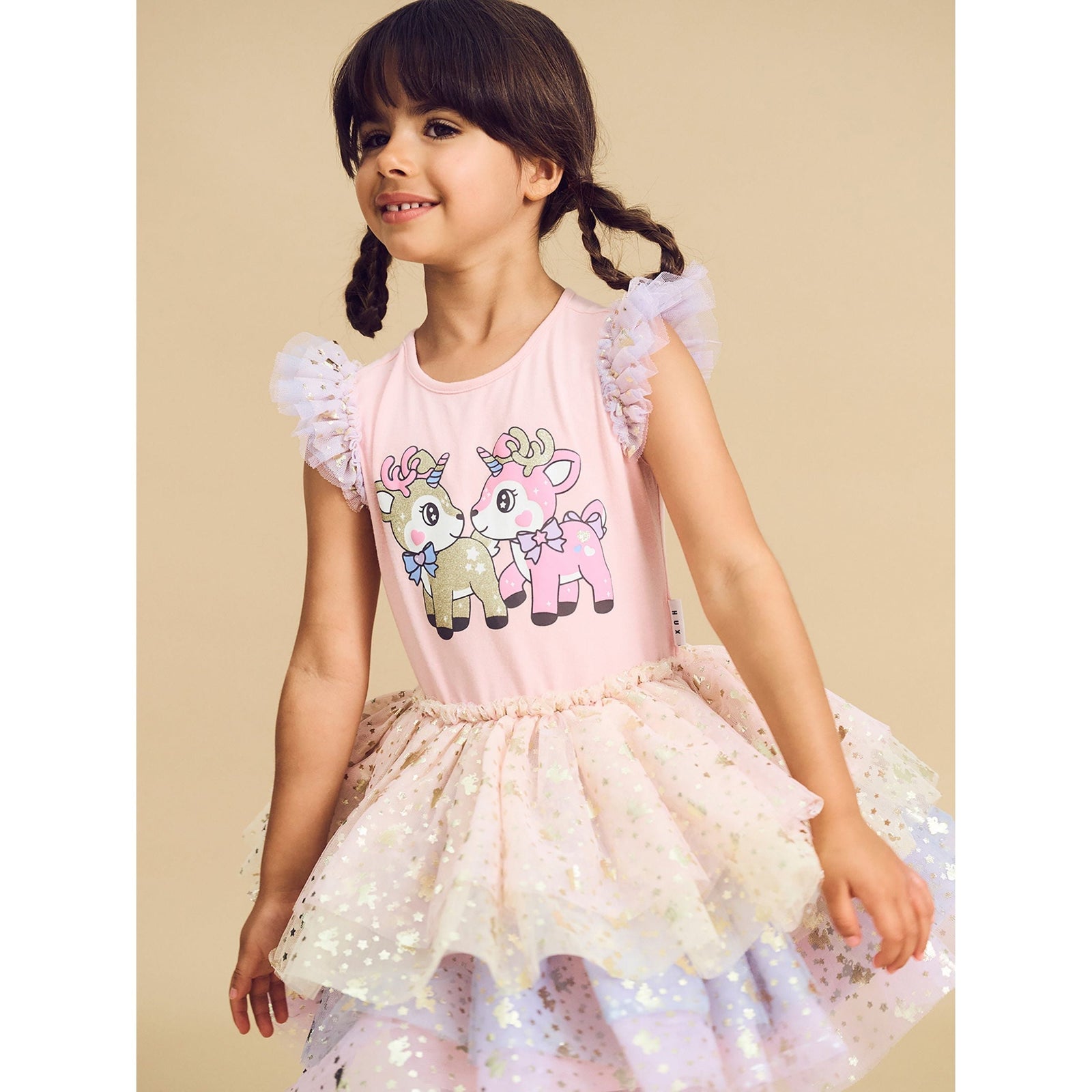 Reindeer Friends Tulle Dress