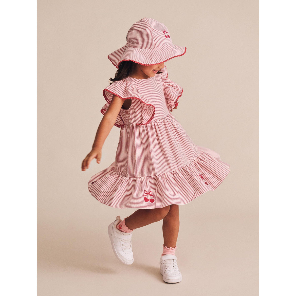Cherry Pie Stripe Dress