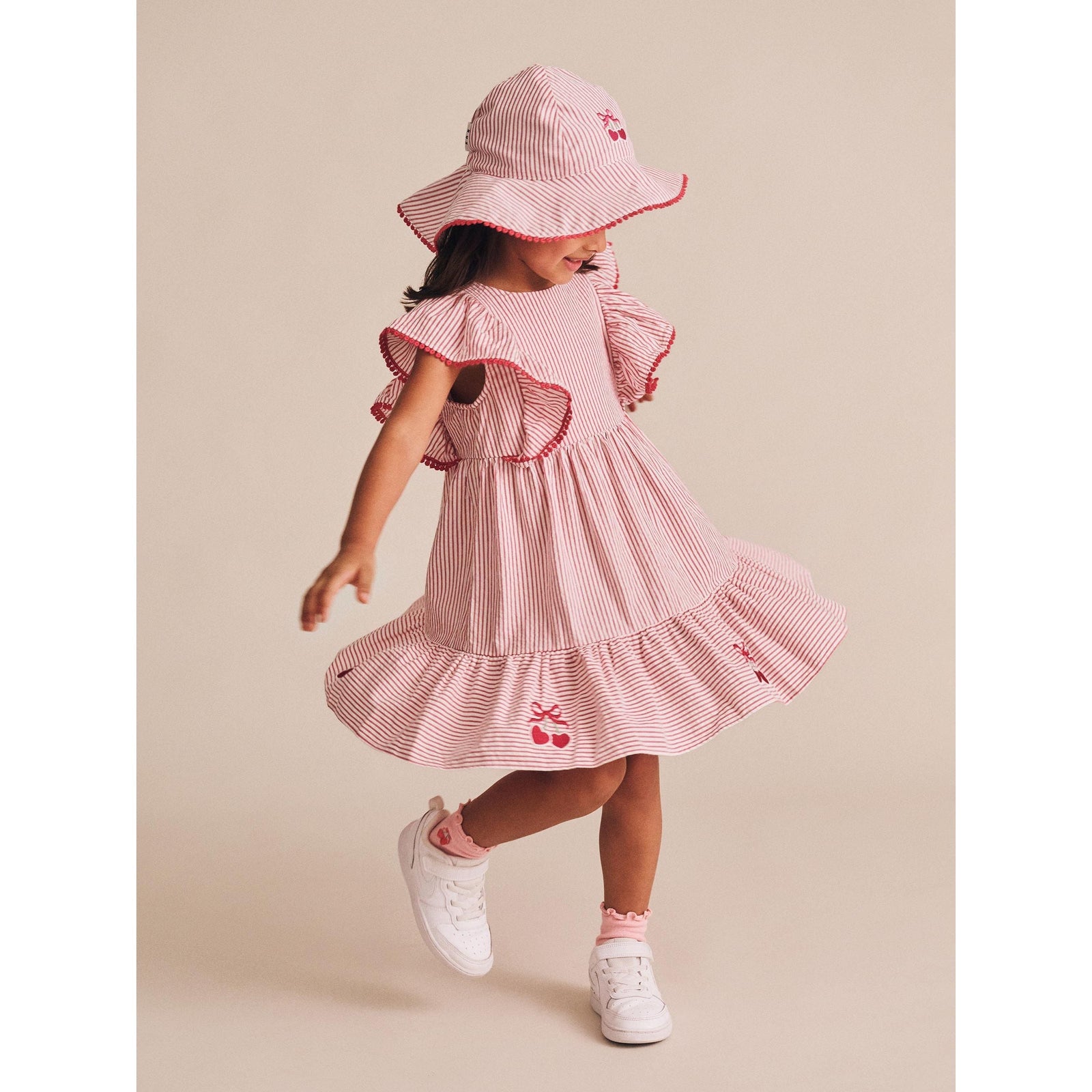 Cherry Pie Stripe Dress