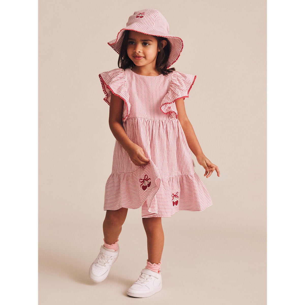 Cherry Pie Stripe Dress