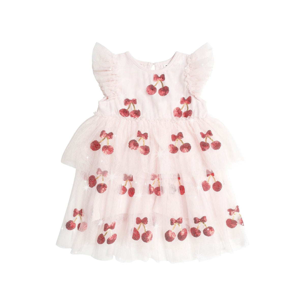 Sequin Cherry Pie Tulle Dress