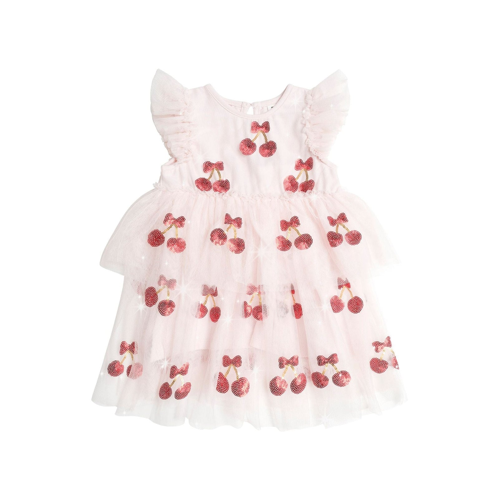 Sequin Cherry Pie Tulle Dress