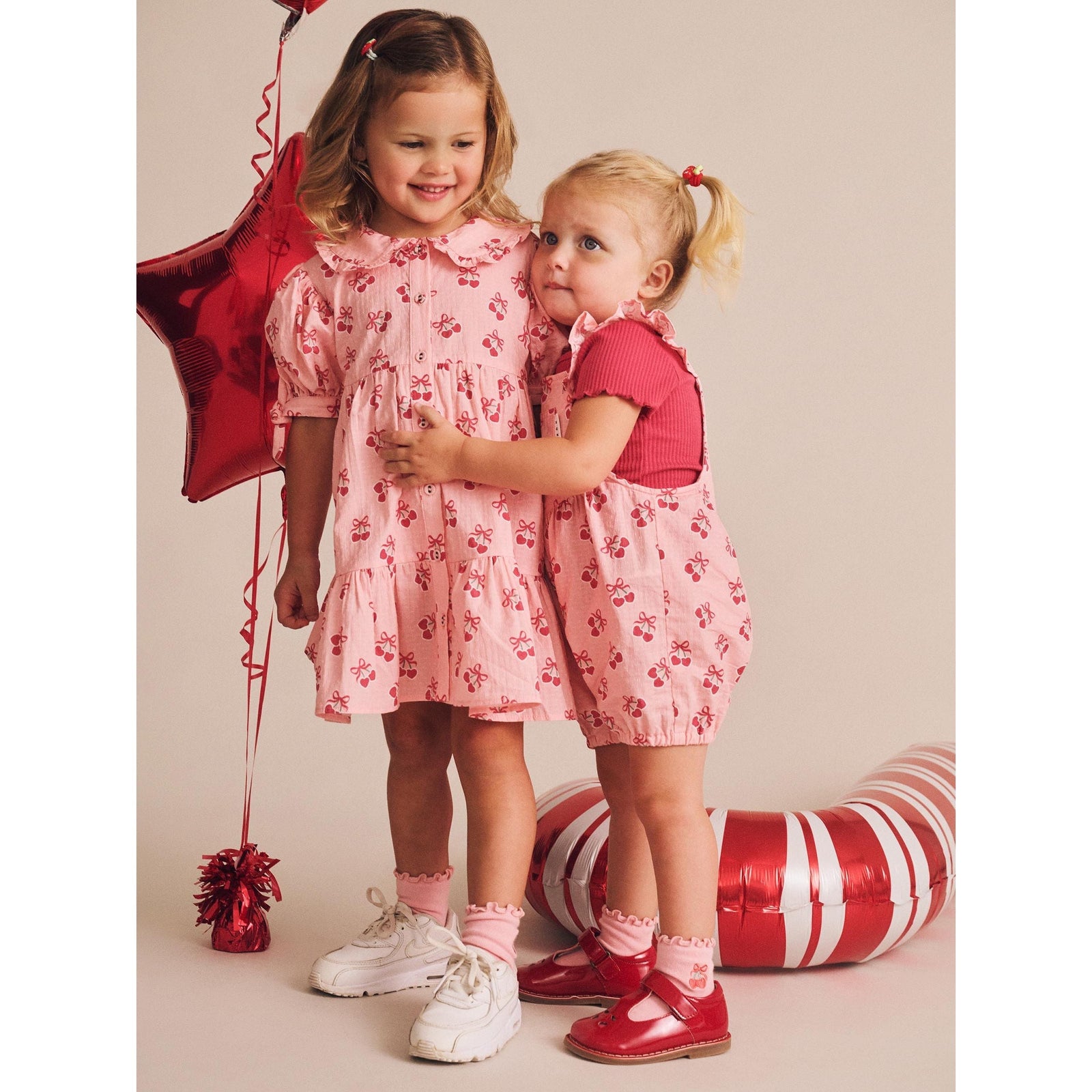 Cherry Pie Tiered Smock Dress