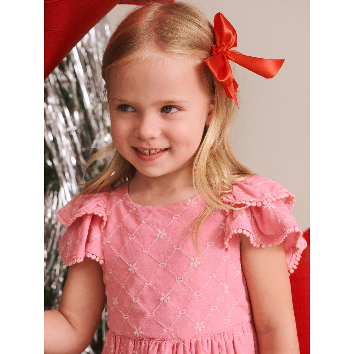 Floral Broderie Dress