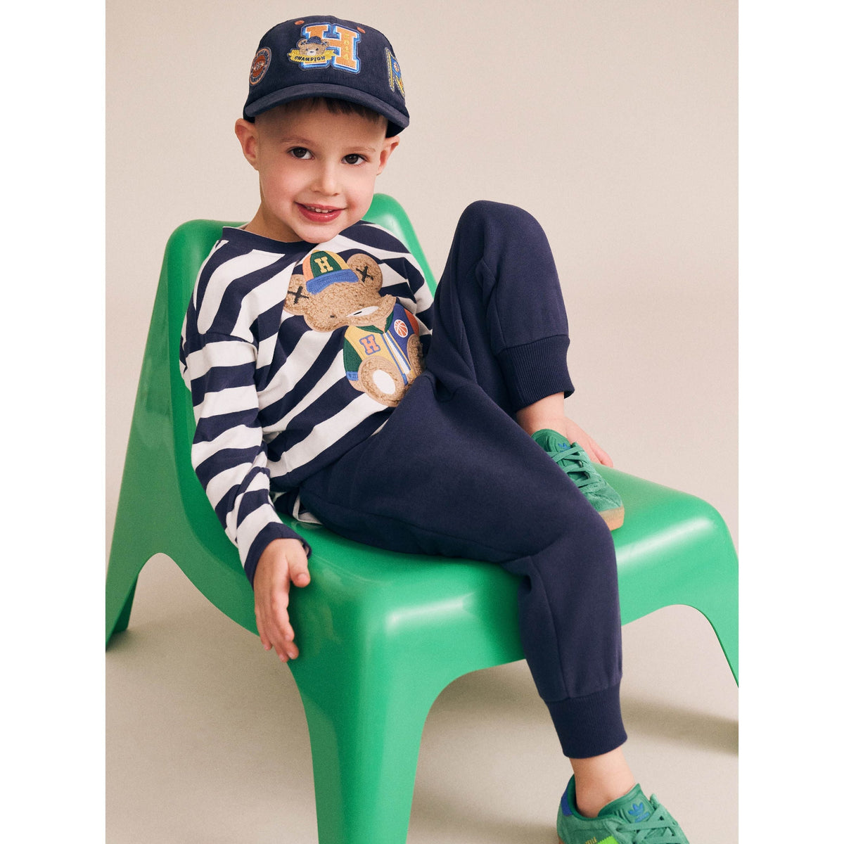 Varsity Hux Stripe Top