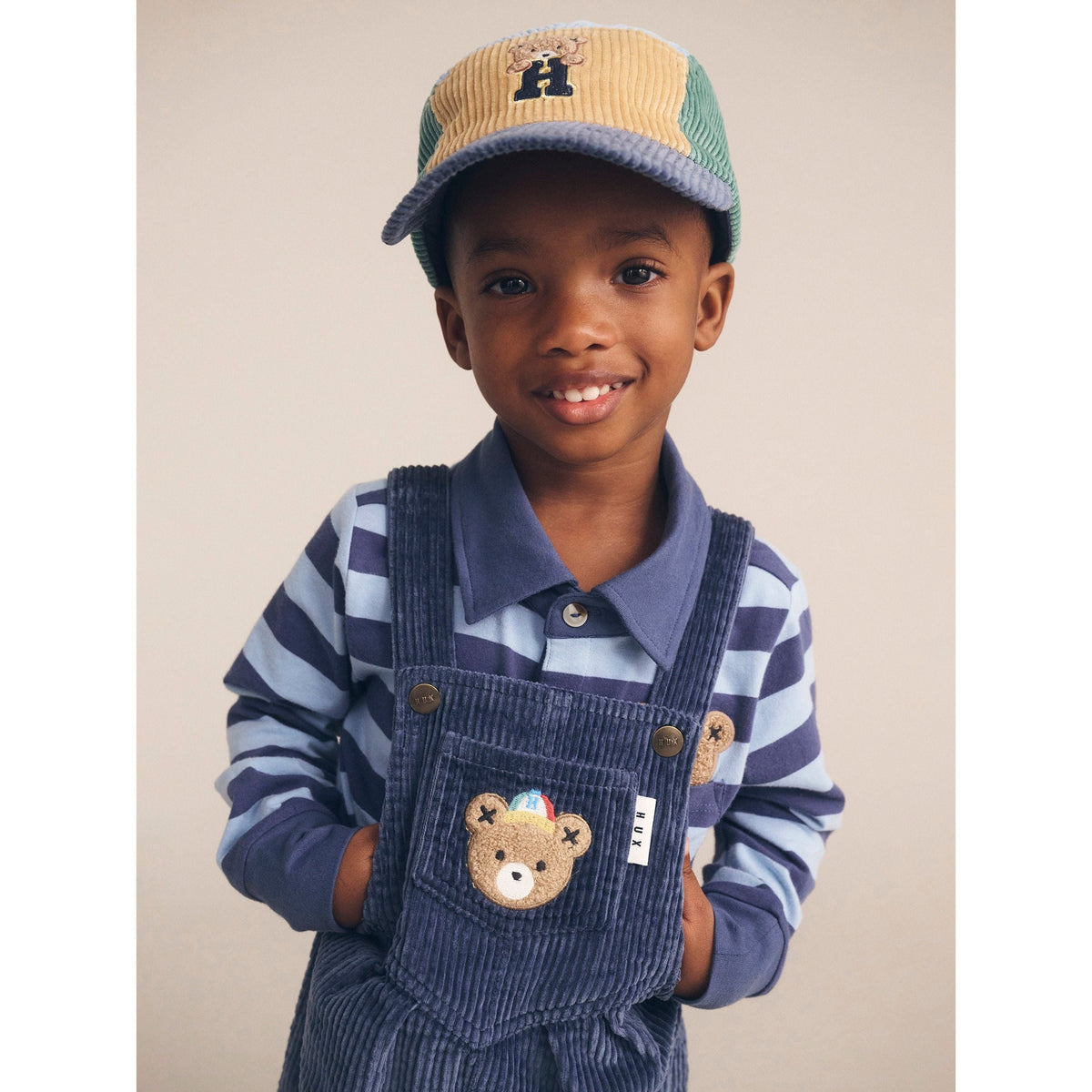 Peeping Hux Blue Stripe Polo