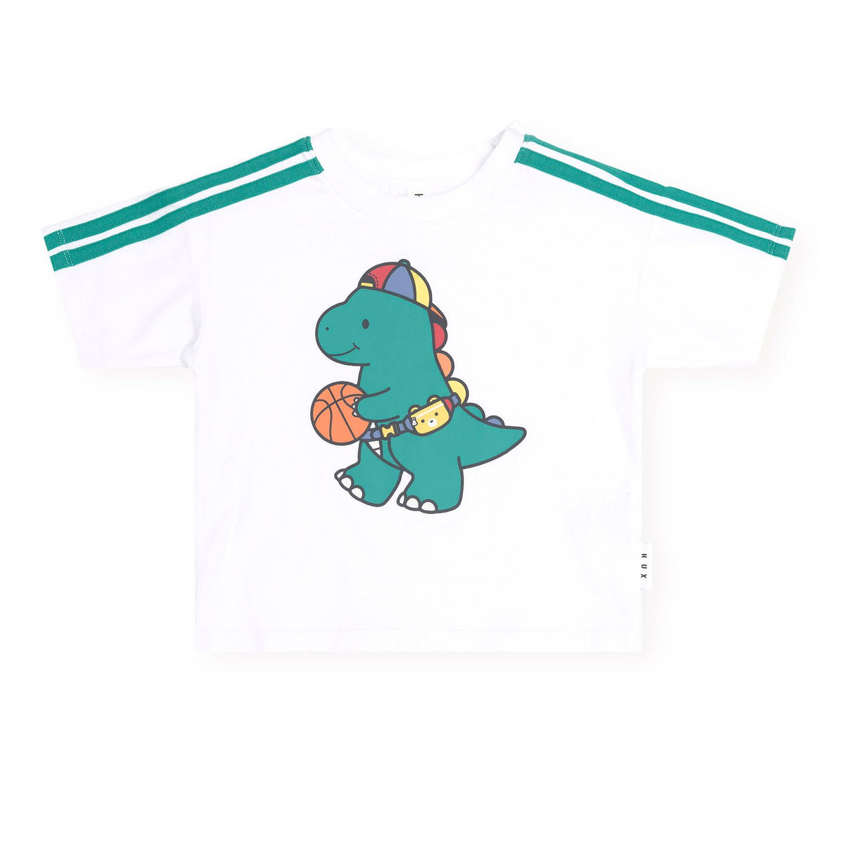 Baller Dino Sporty Stripe Tee
