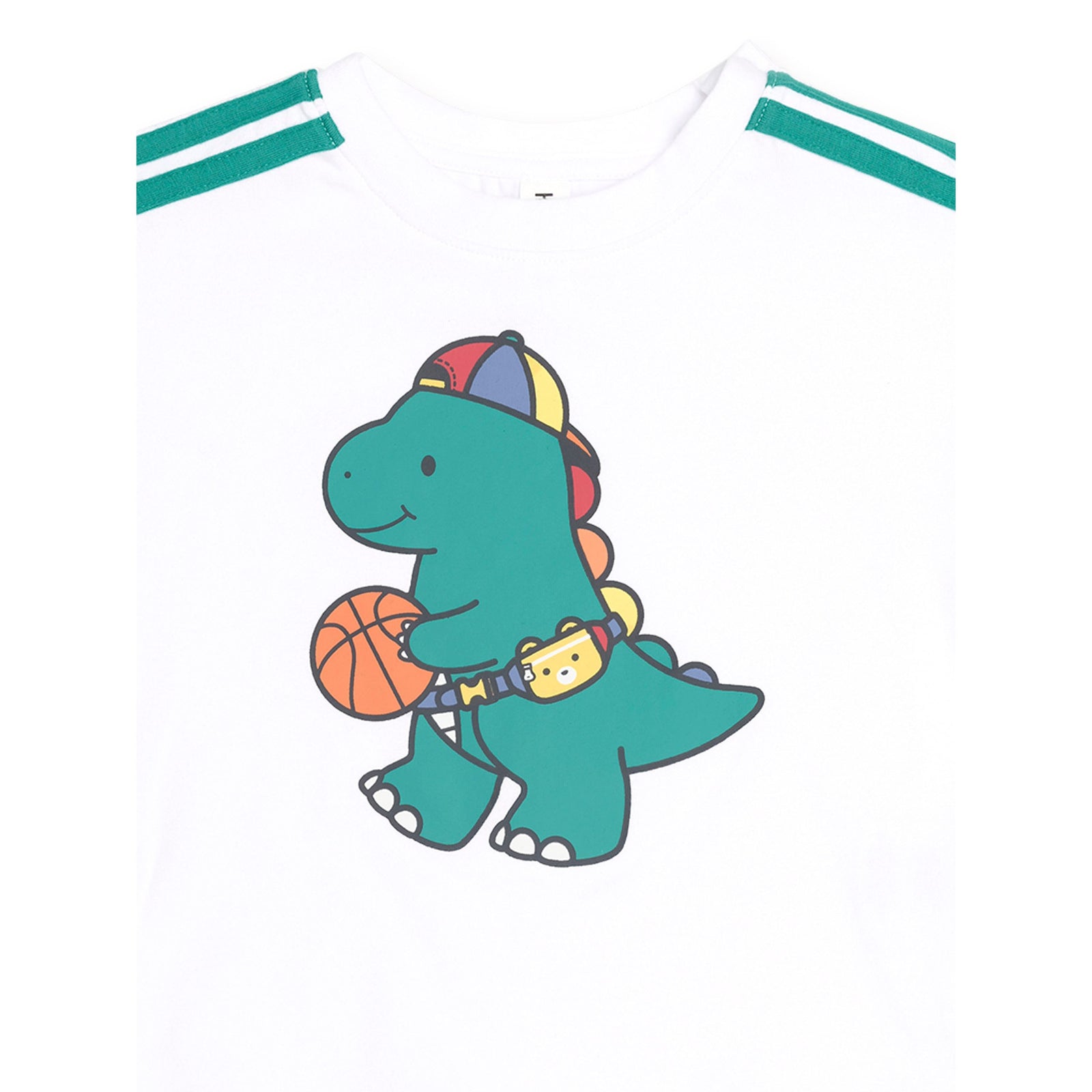 Baller Dino Sporty Stripe Tee