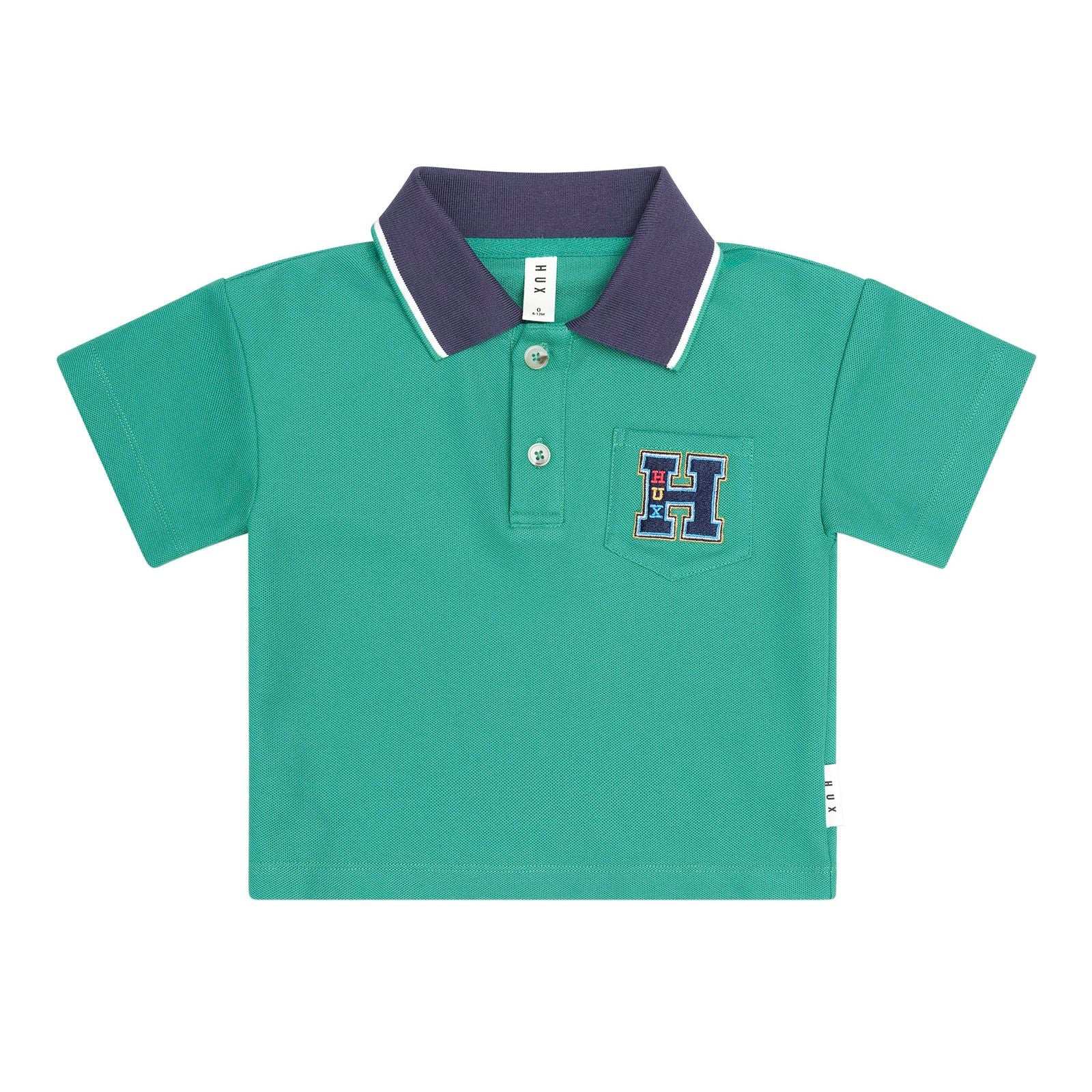 Collegiate Pique Polo - Vintage Green