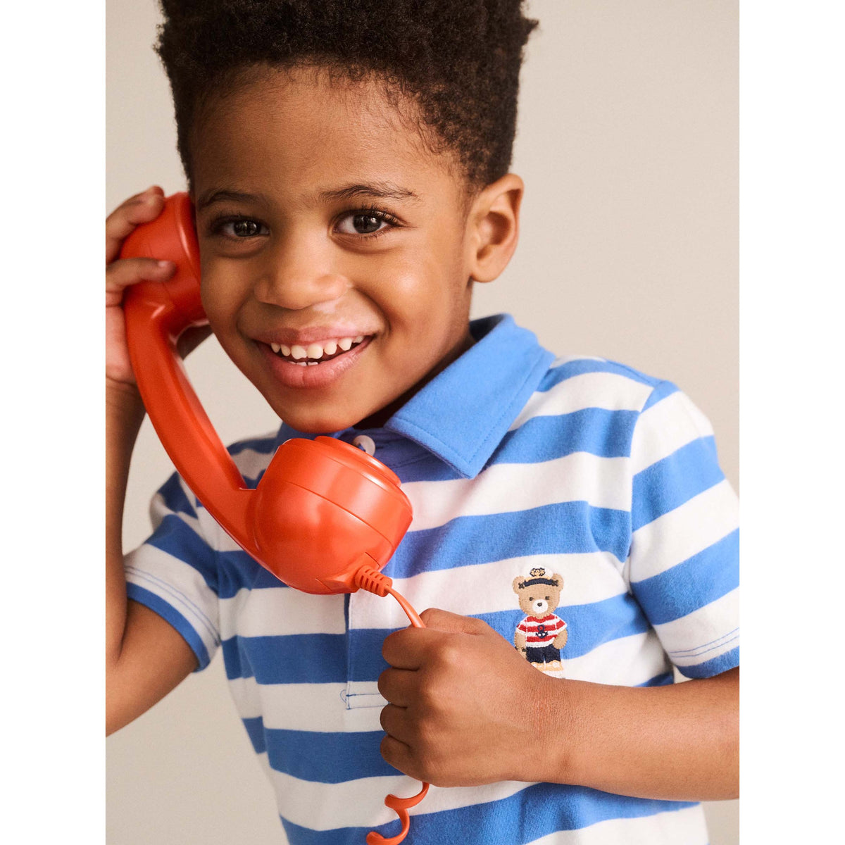Nautical Stripe Standing Hux Polo