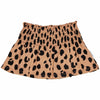 Animal Shirred Skirt - Toast