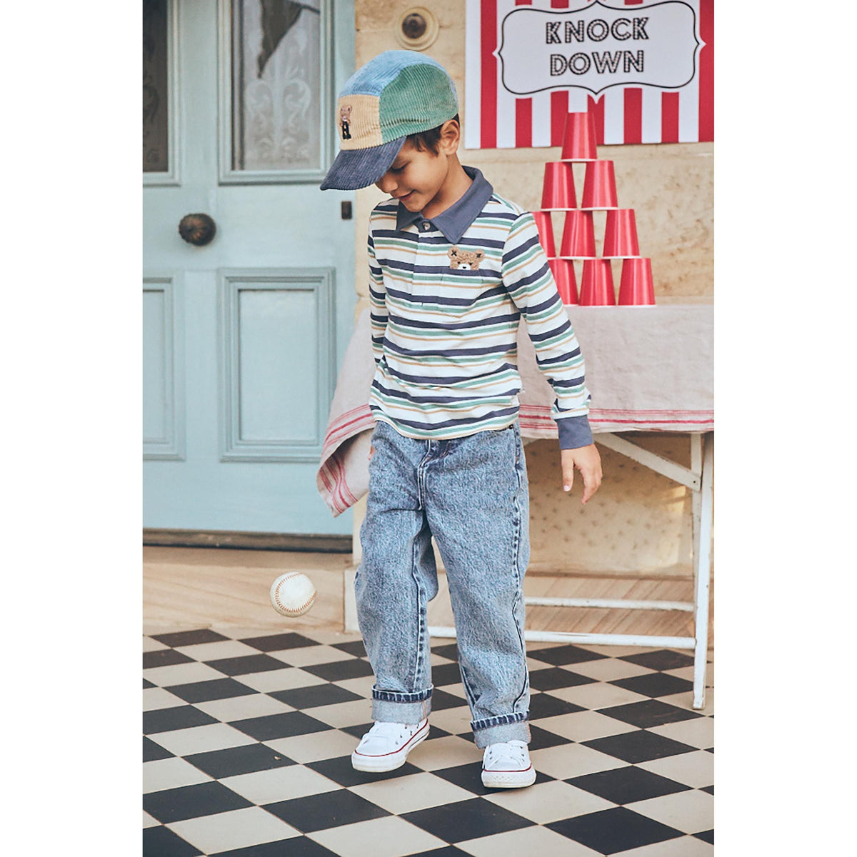 Multi Stripe Hiding Hux Polo