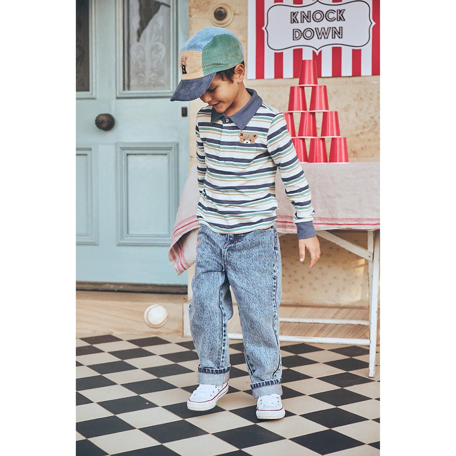 Multi Stripe Hiding Hux Polo