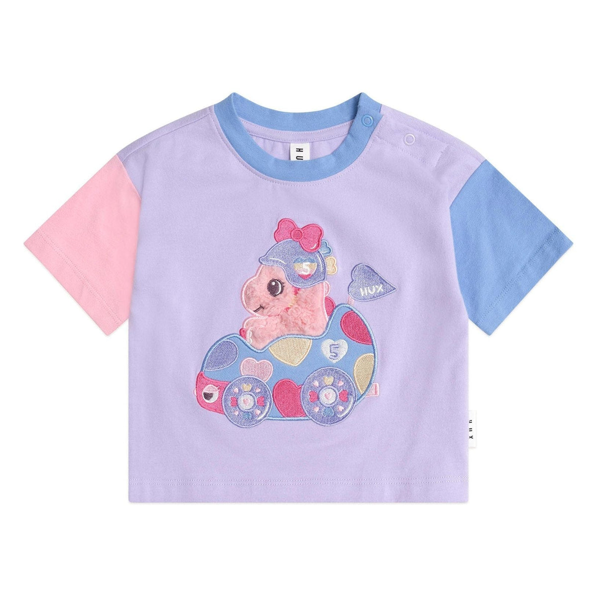 Racer Dino Boxy Tee Pastel