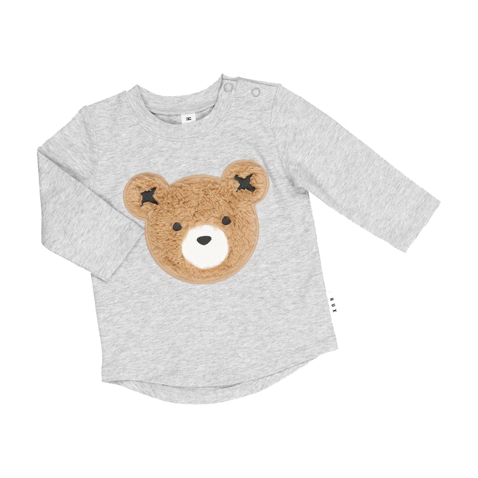 Grey Furry Huxbear Top