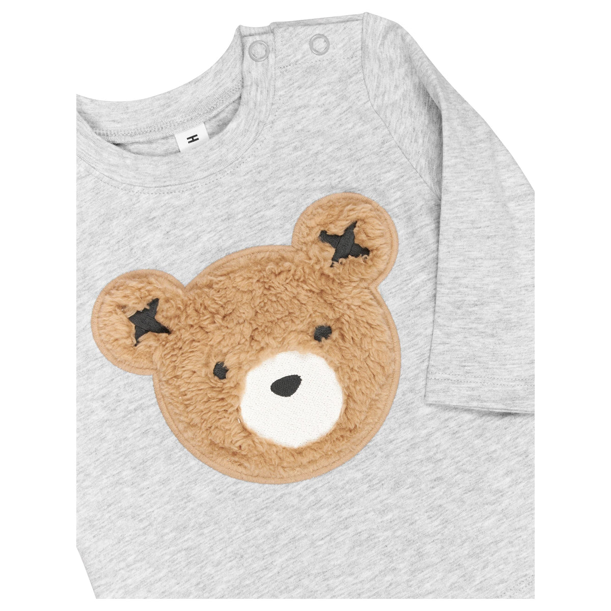 Grey Furry Huxbear Top
