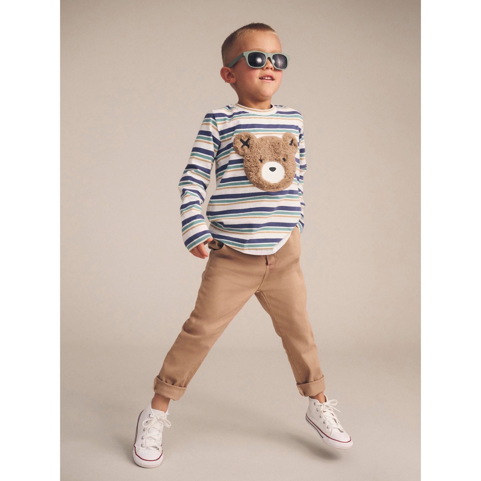 Multi Stripe Hux Top
