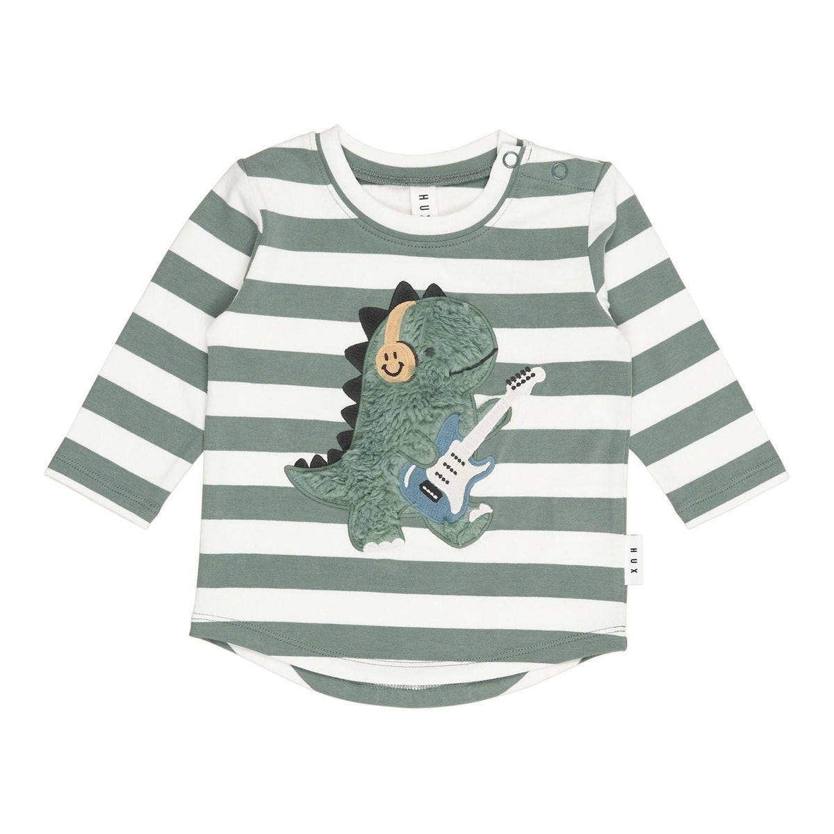 Furry Dino STripe Top