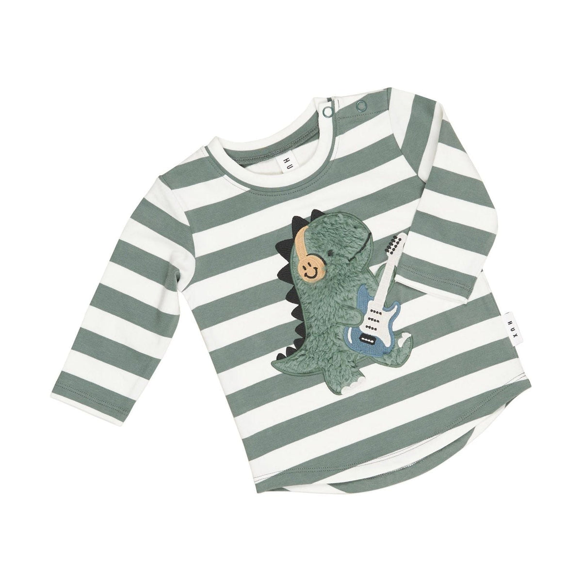Furry Dino STripe Top