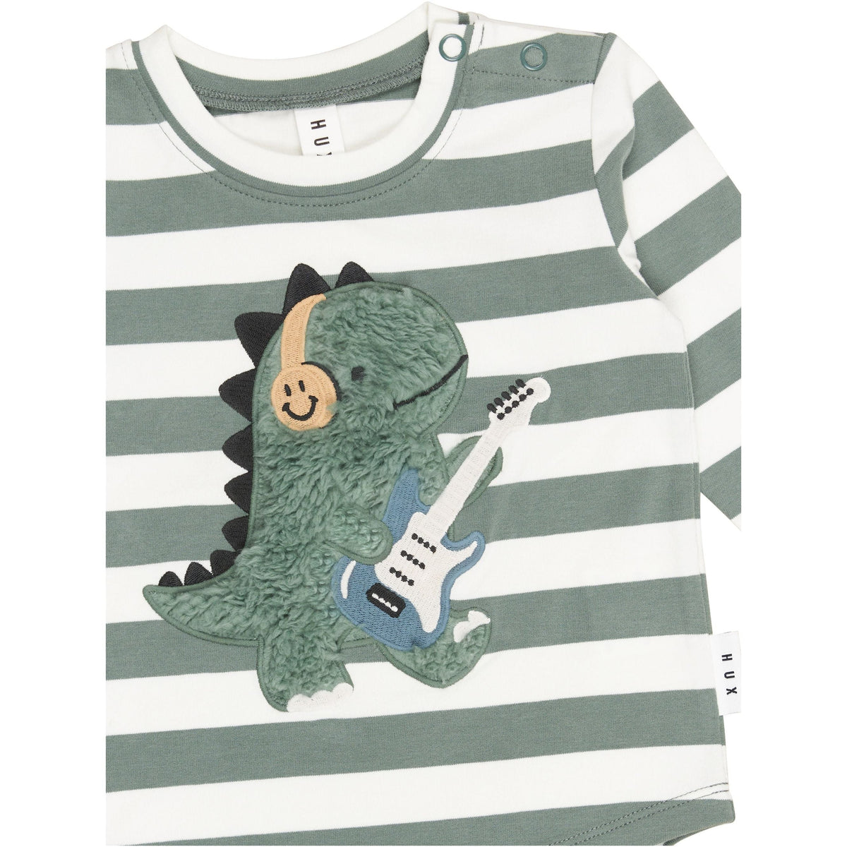 Furry Dino STripe Top