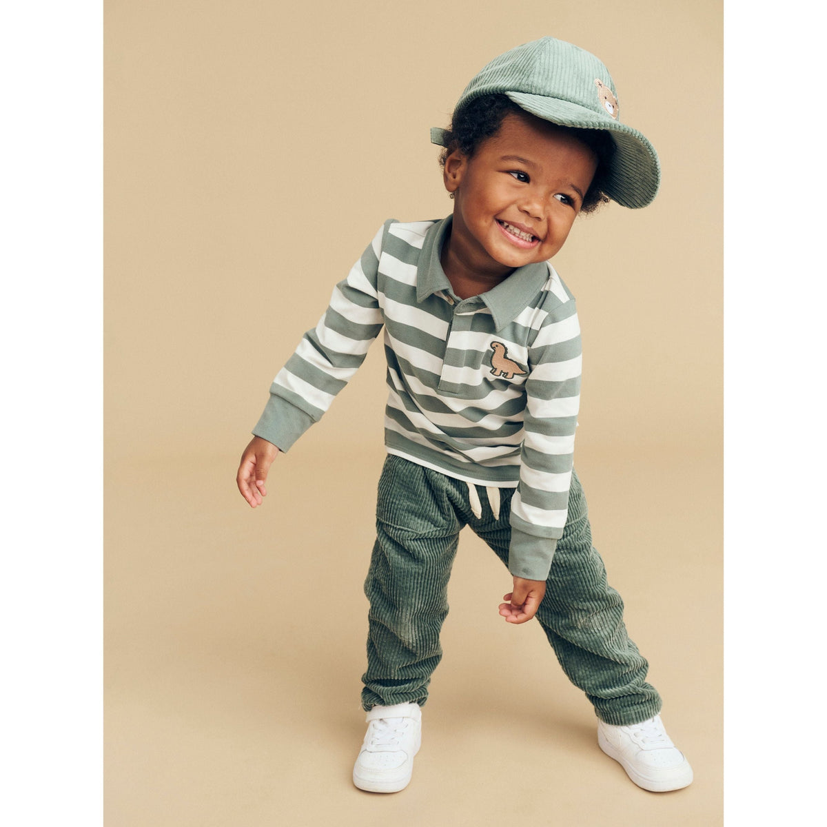 Dino Stripe Polo