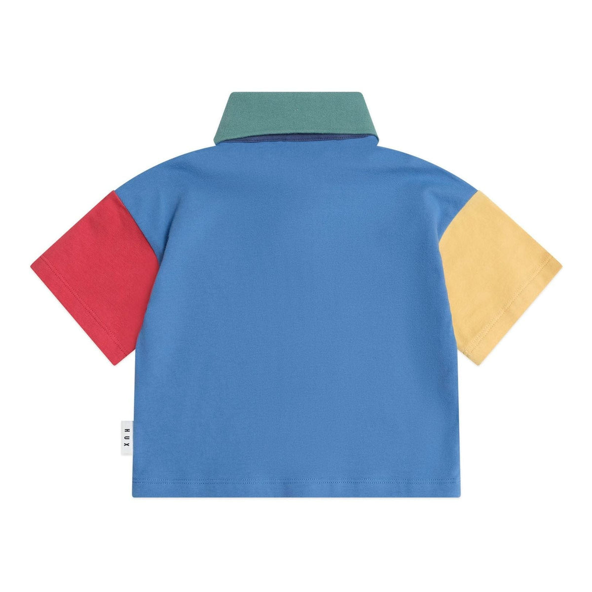 Colour Block Boxy Polo Tee