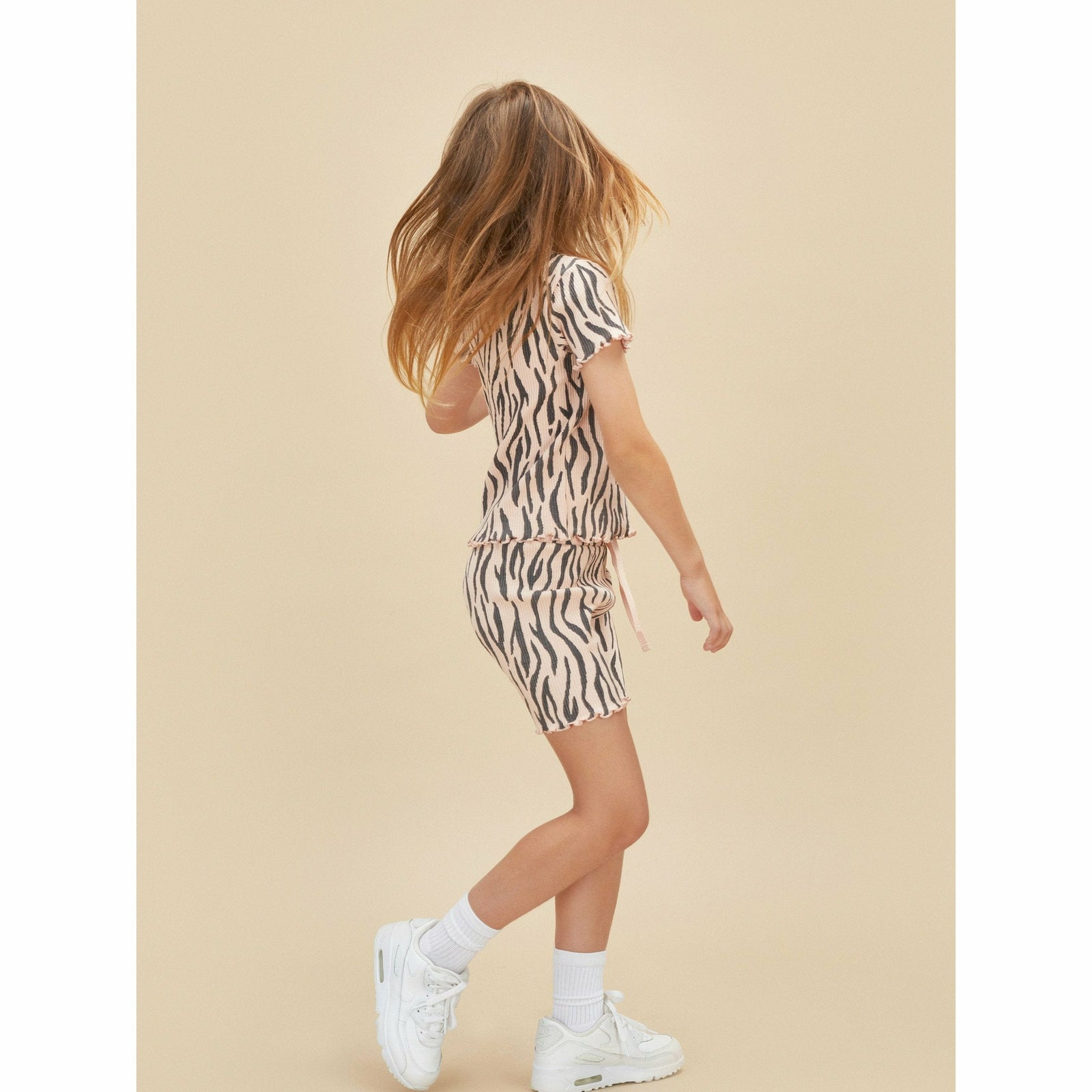 Tiger Rib Tee With Lettuce Edge