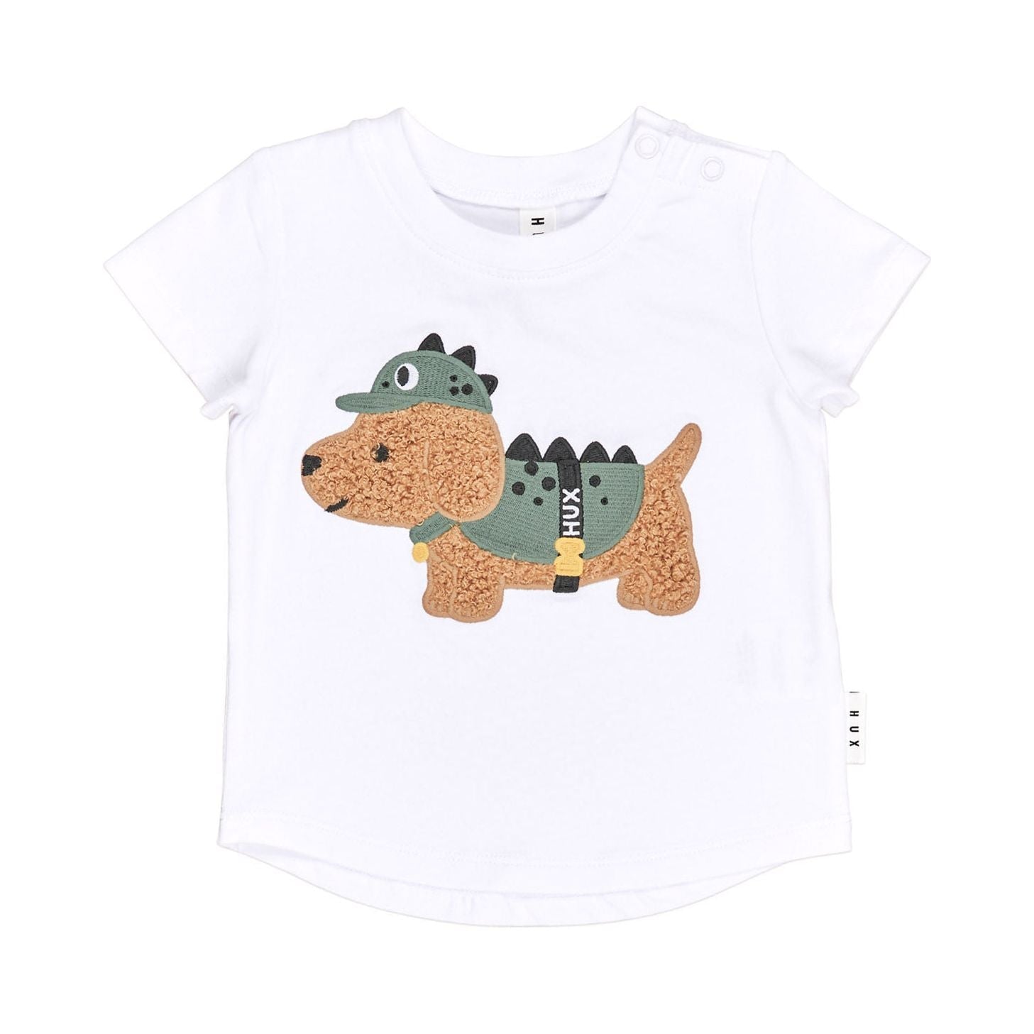 Dino Dog Tshirt White