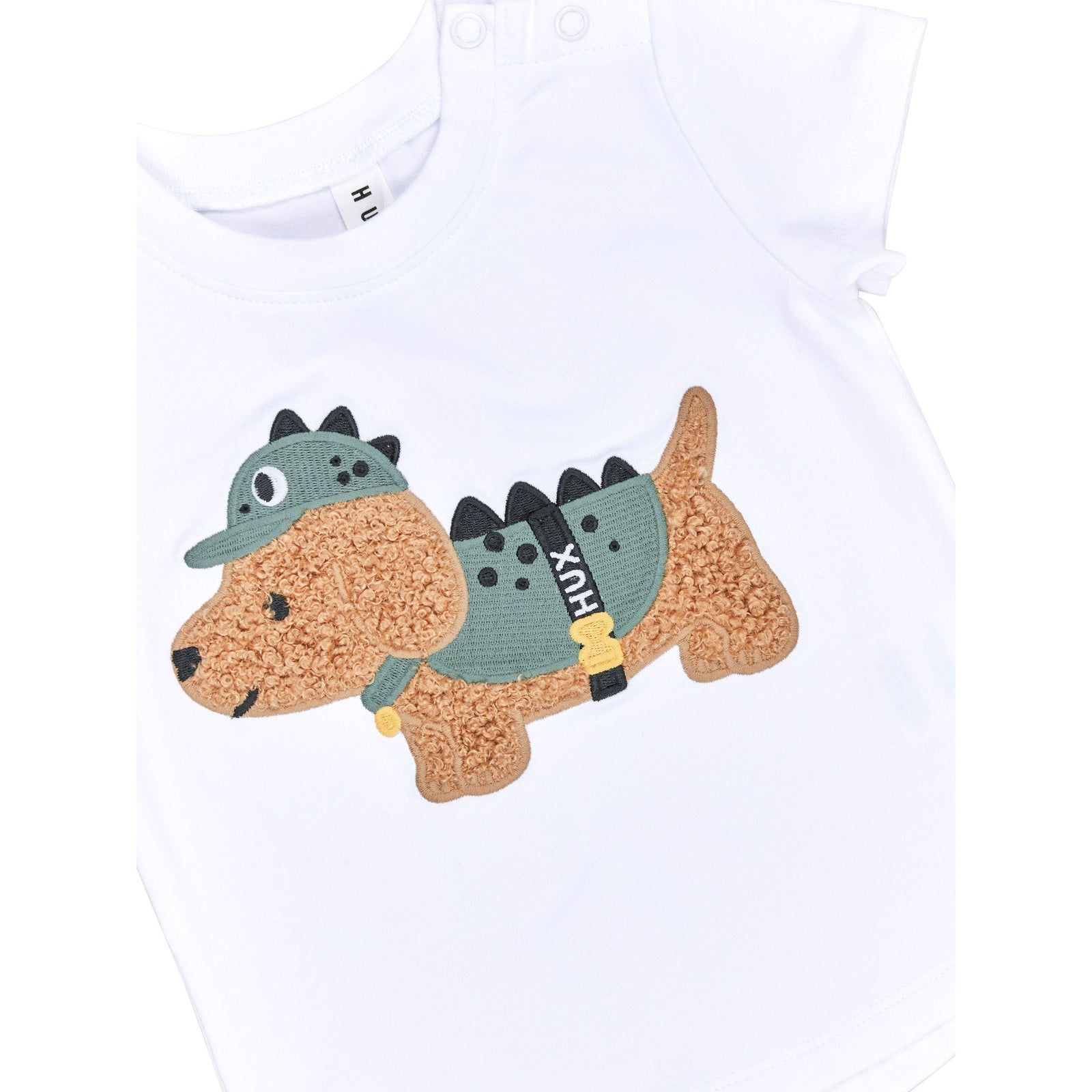 Dino Dog Tshirt White