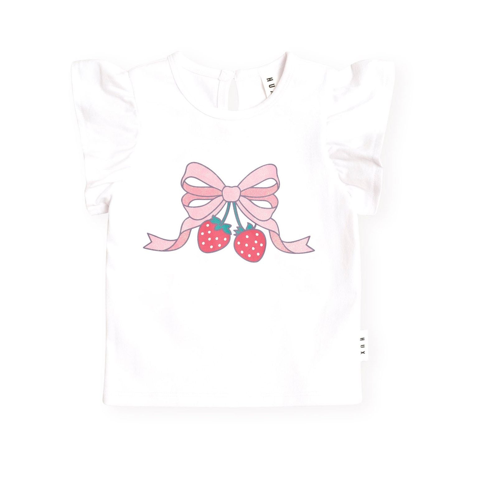 Strawberry Bow Frill Tee