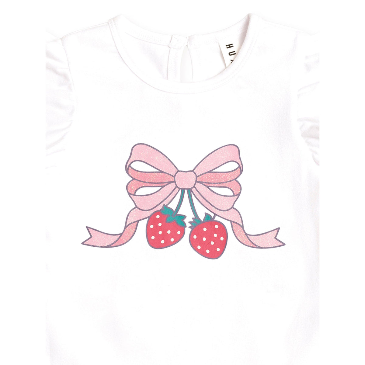 Strawberry Bow Frill Tee