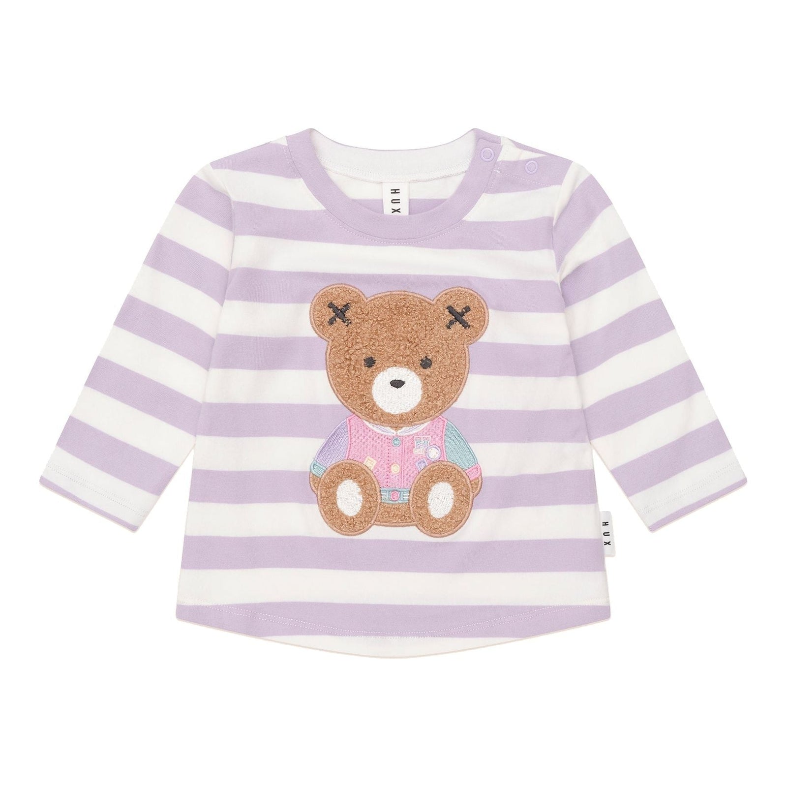 College Hux Orchid Stripe Top